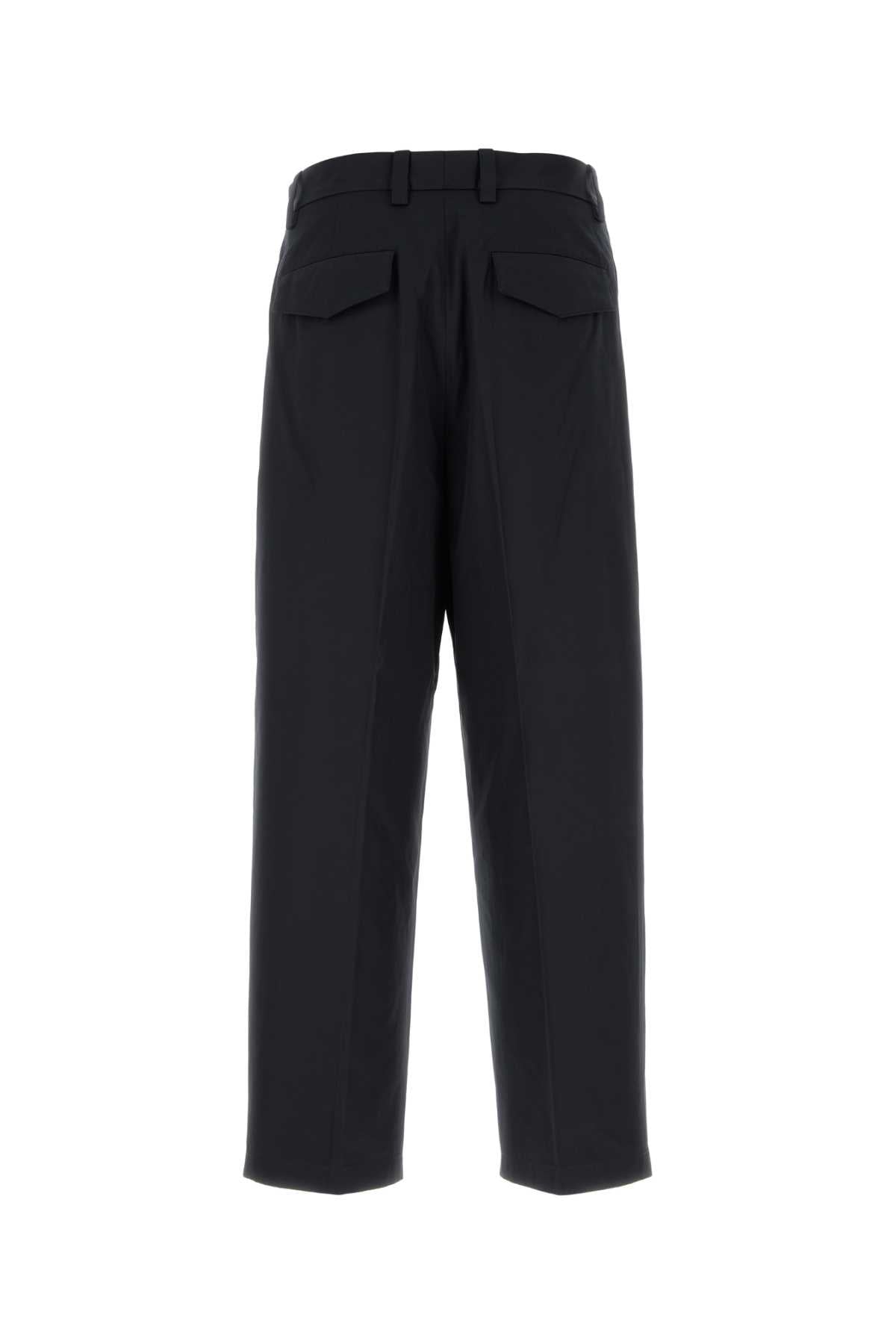 Midnight Blue Cotton Pant Pantaloni