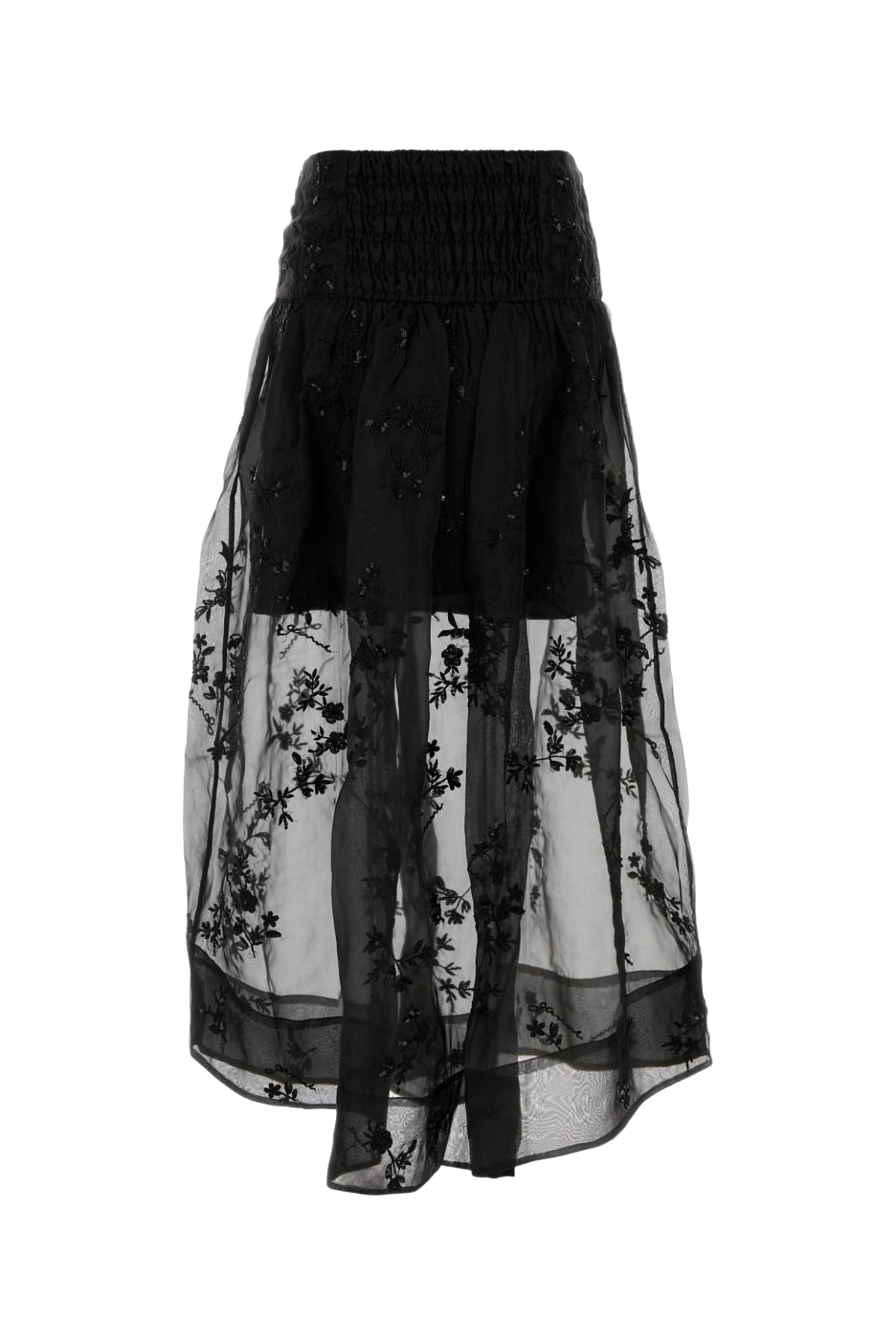 Black Organza Skirt Gonne