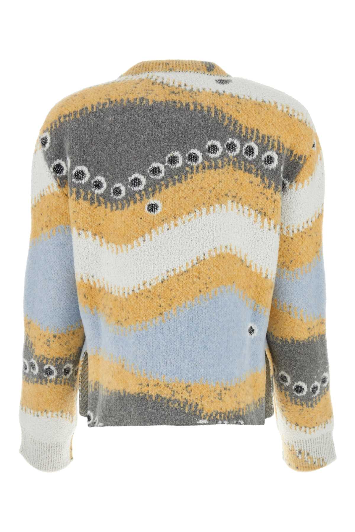 Multicolor Stretch Wool Blend Sweater Maglieria