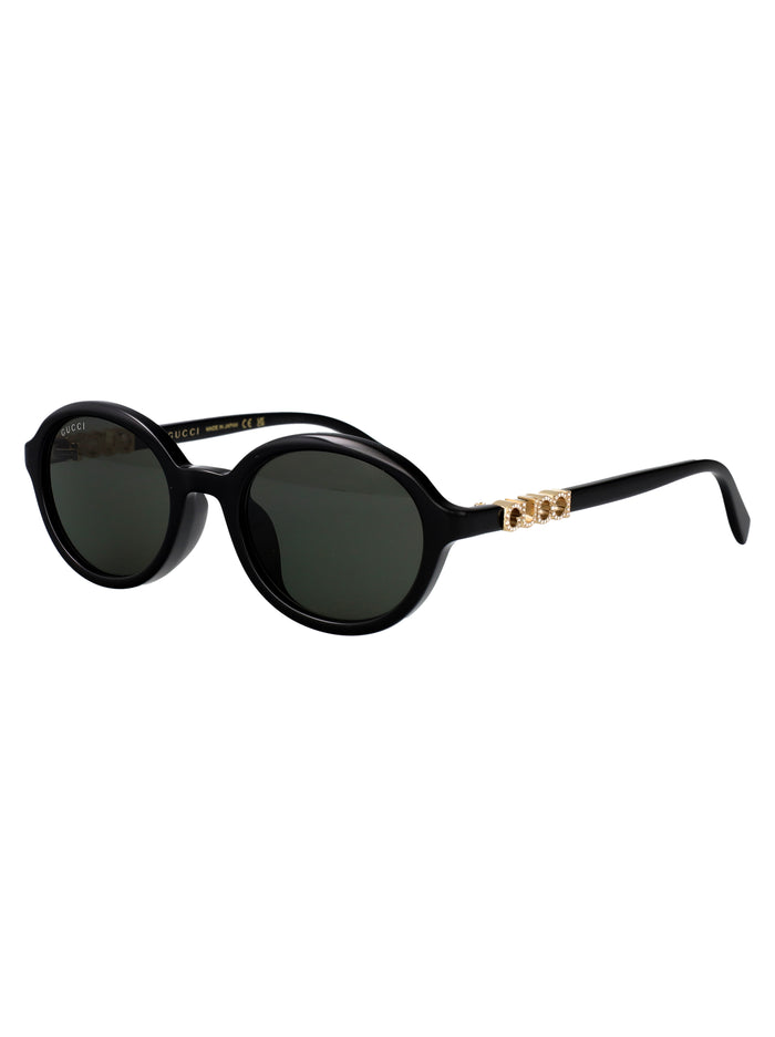 Gg2033sa Black-black-grey Acetate Sunglasses