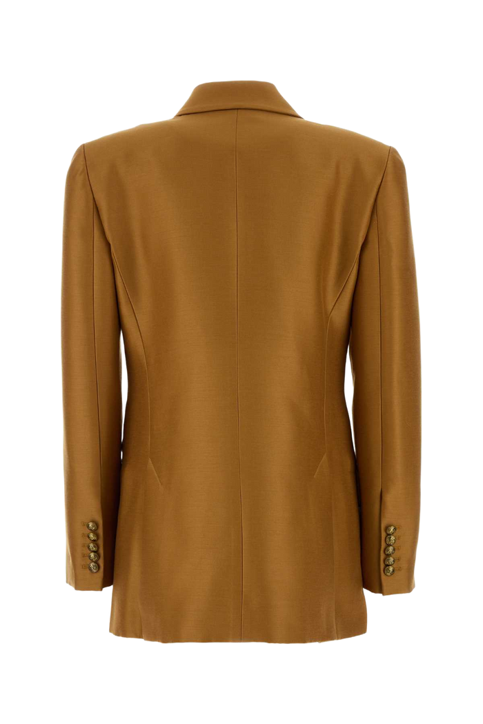 Caramel Wool Blend Hypnotic Blazer Toffee Giacche E Gilet
