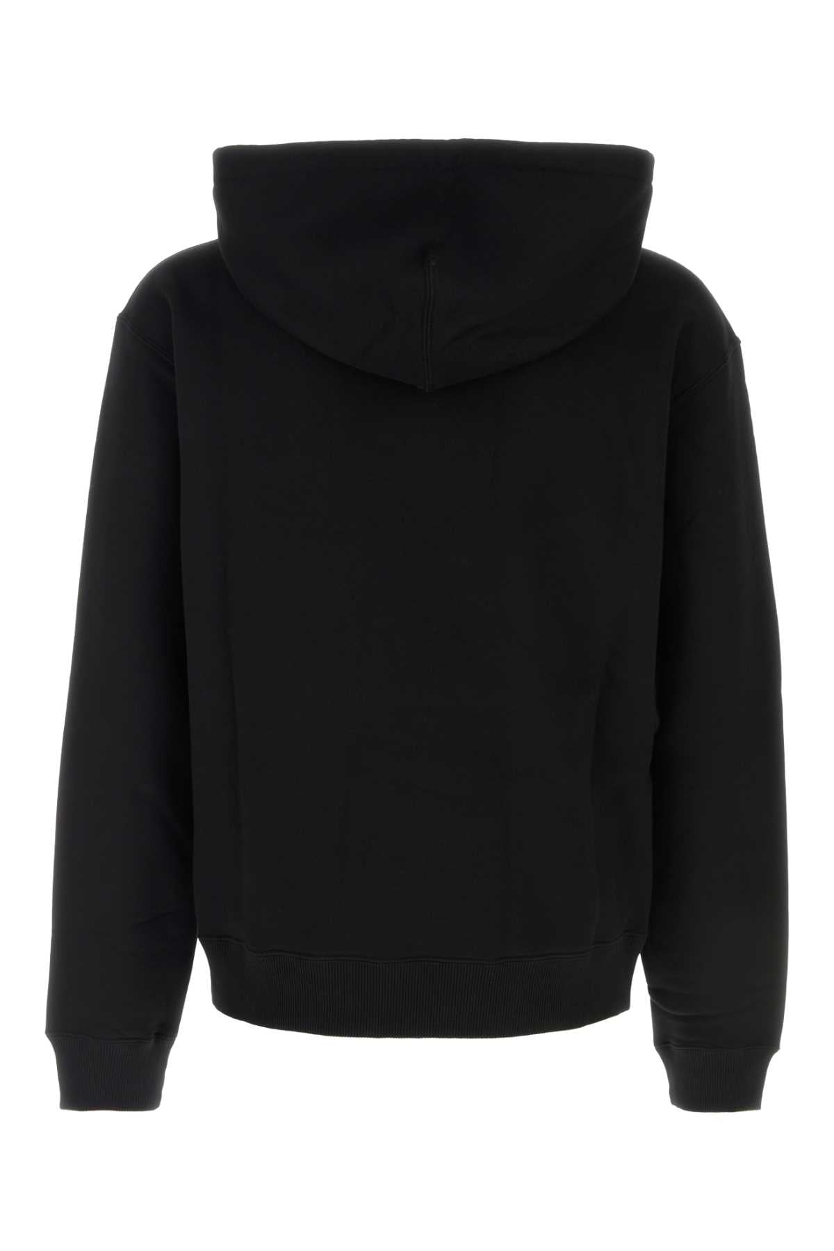 Black Cotton Sweatshirt Exterior: Maglie