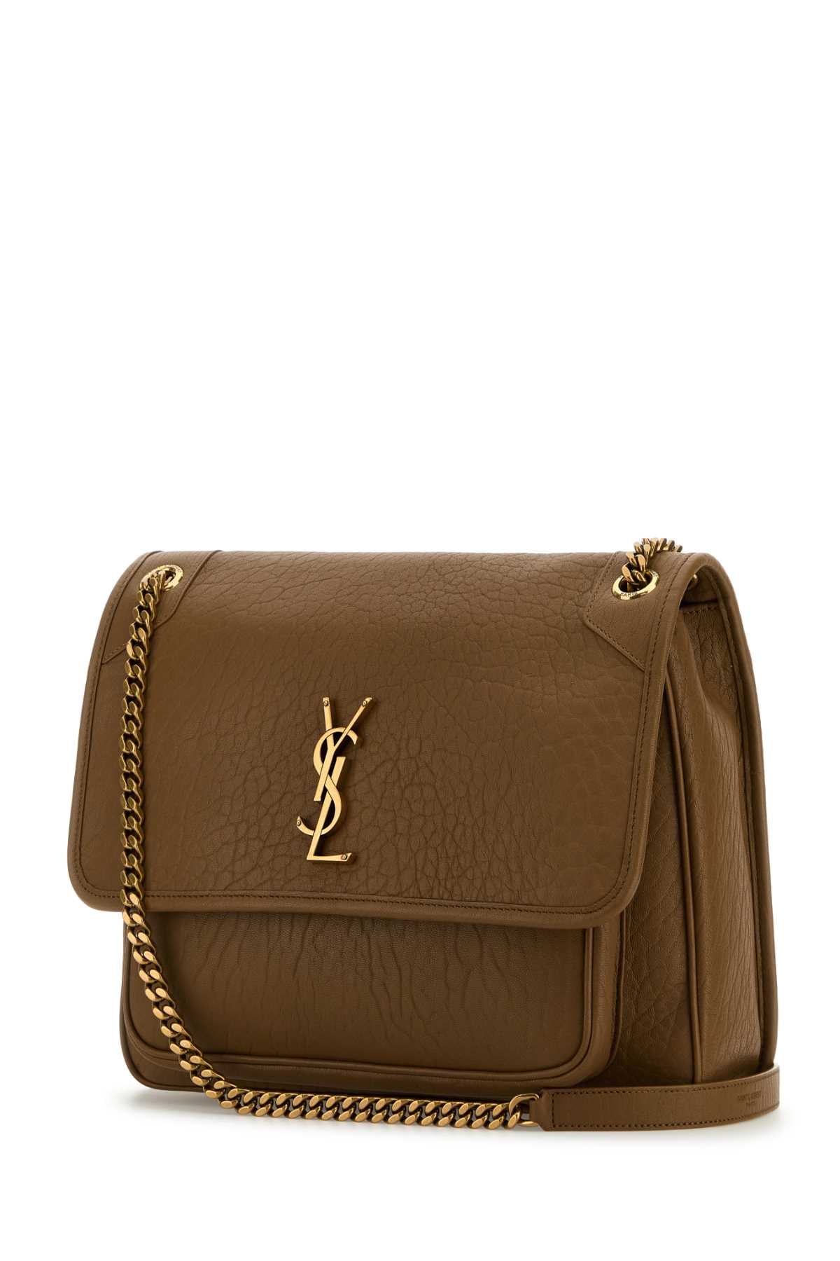 Camel Leather Large Niki Bag Dkcork Borse A Tracolla