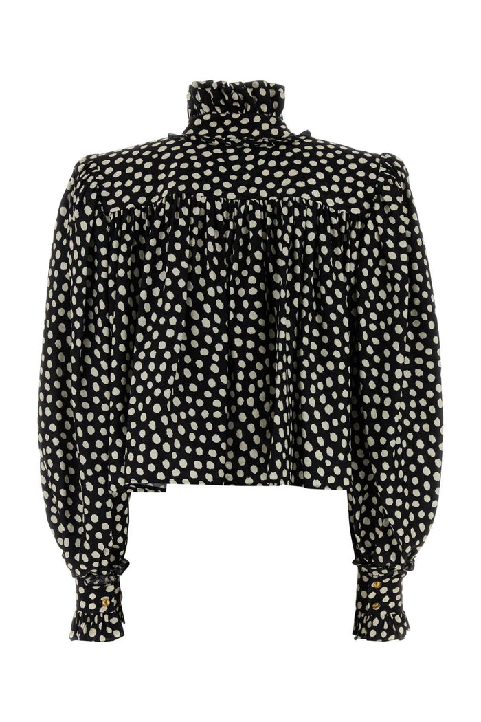 Blackbeige1 Outer Shell: Silk Maglie