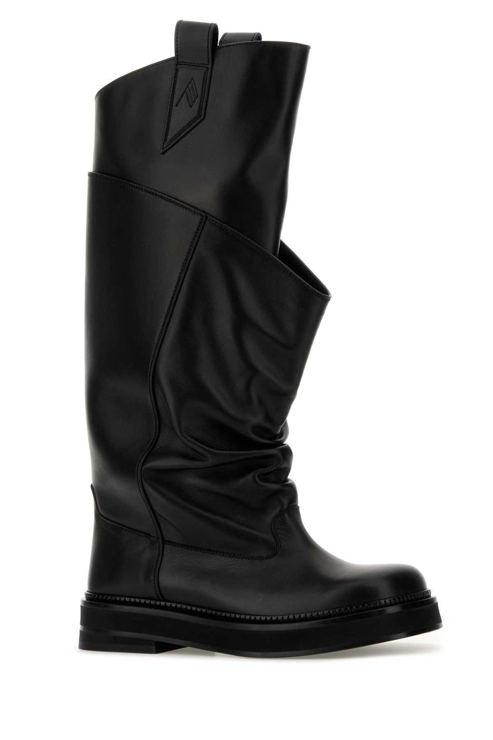 Black Sole Polyurethane Stivali
