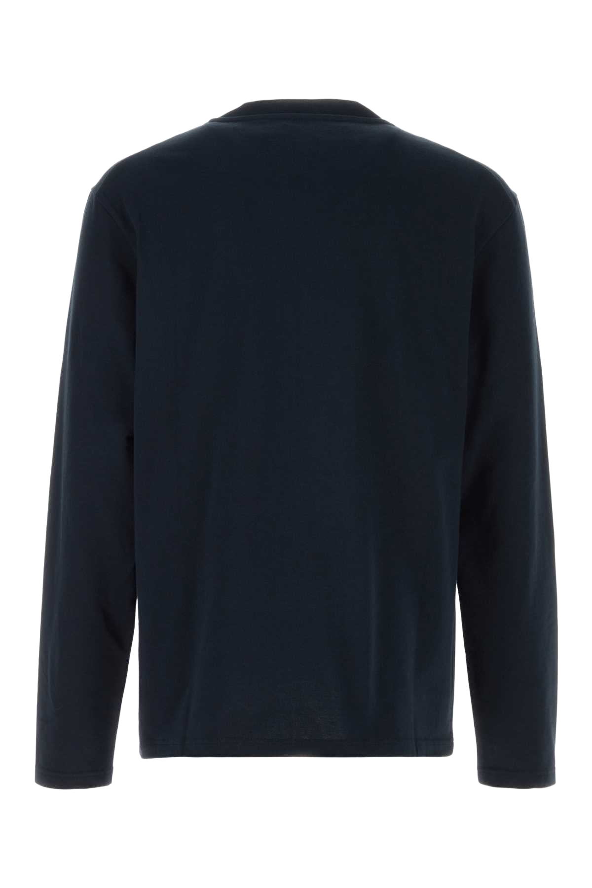 Midnight Blue Cotton T-Shirt Navy Cotone