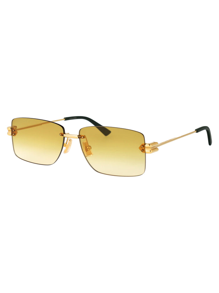 Bv1126s Gold-gold-yellow Metal Sunglasses