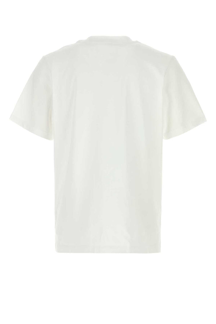 White Cotton T-Shirt Tennisclubicon Exterior: Organic