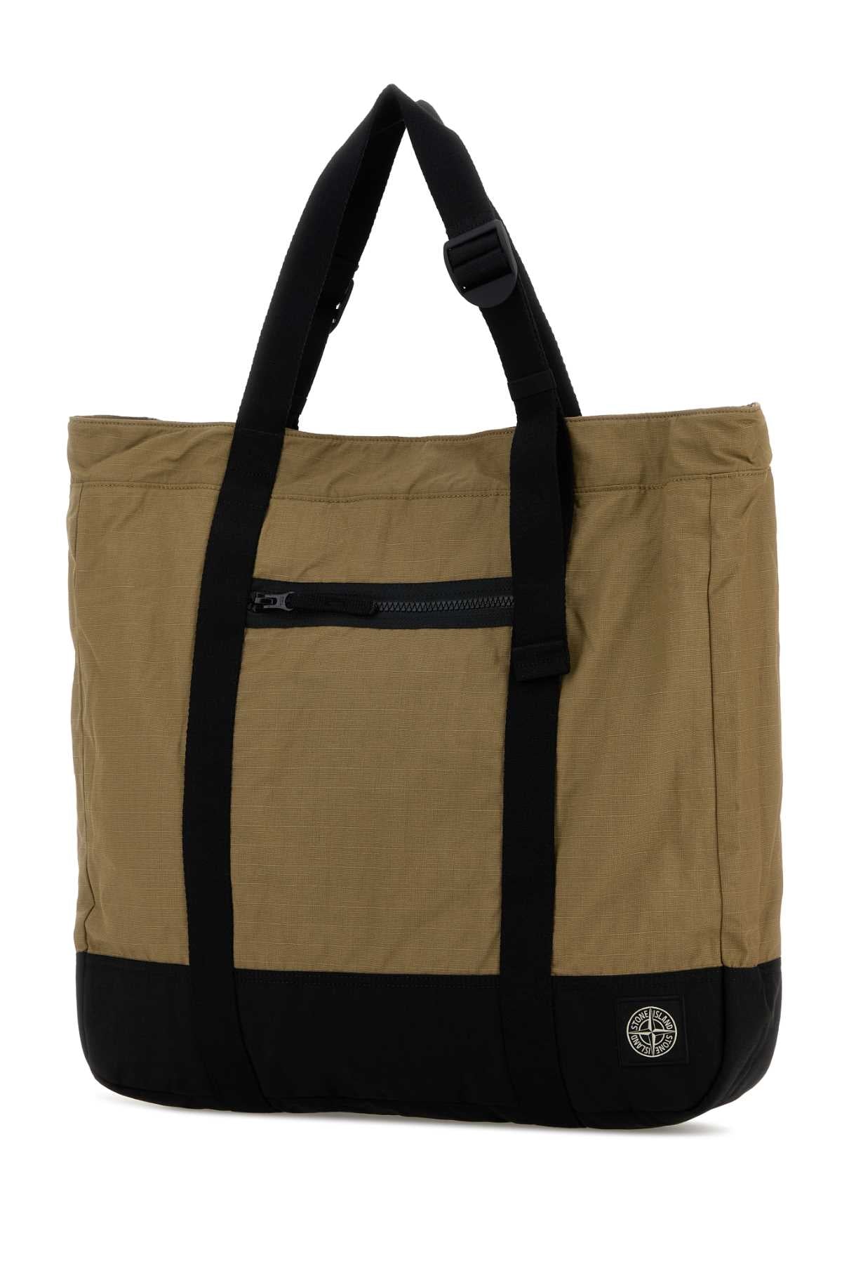 Khaki Canvas Shopping Bag Militarygreen Borse A Mano