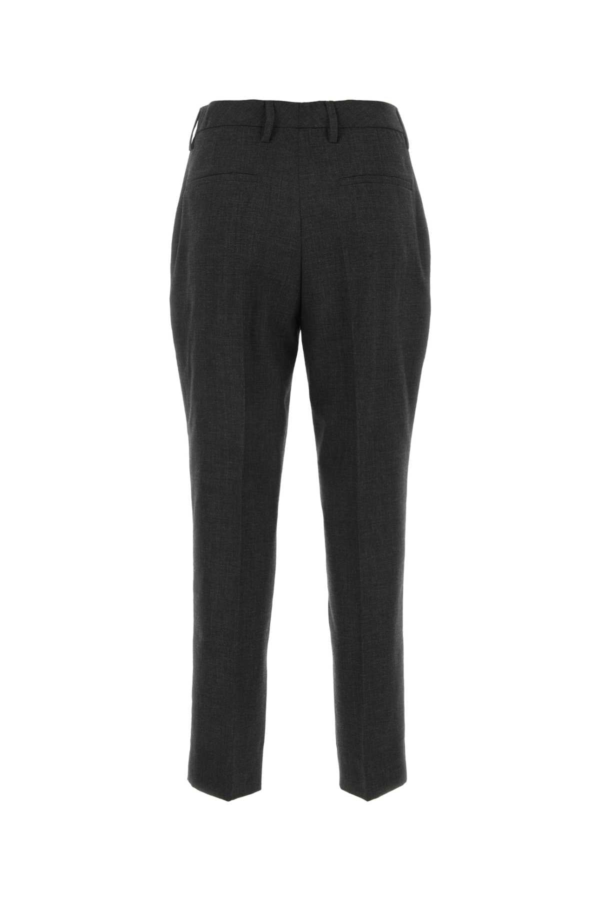 Melange Graphite Wool Pant Ardesia Pantaloni