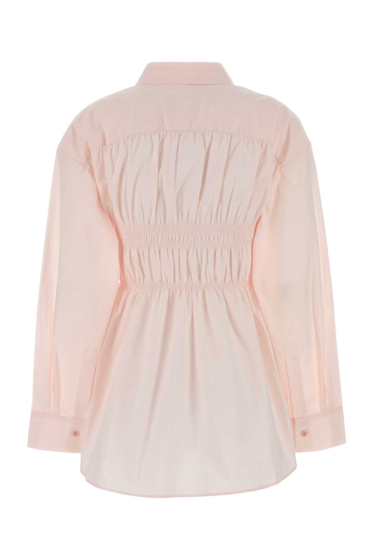 Pink Poplin Shirt Blushpink Exterior: Cotton Camicie