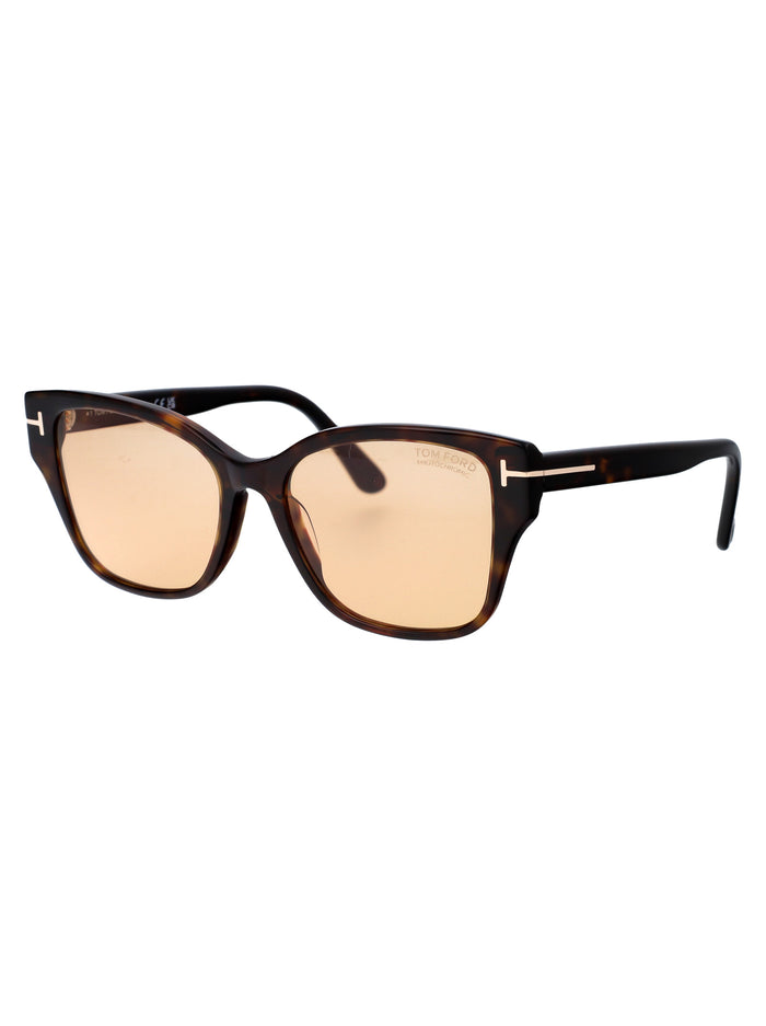 Elsa 52e Avana Scura / Marrone Acetate Sunglasses