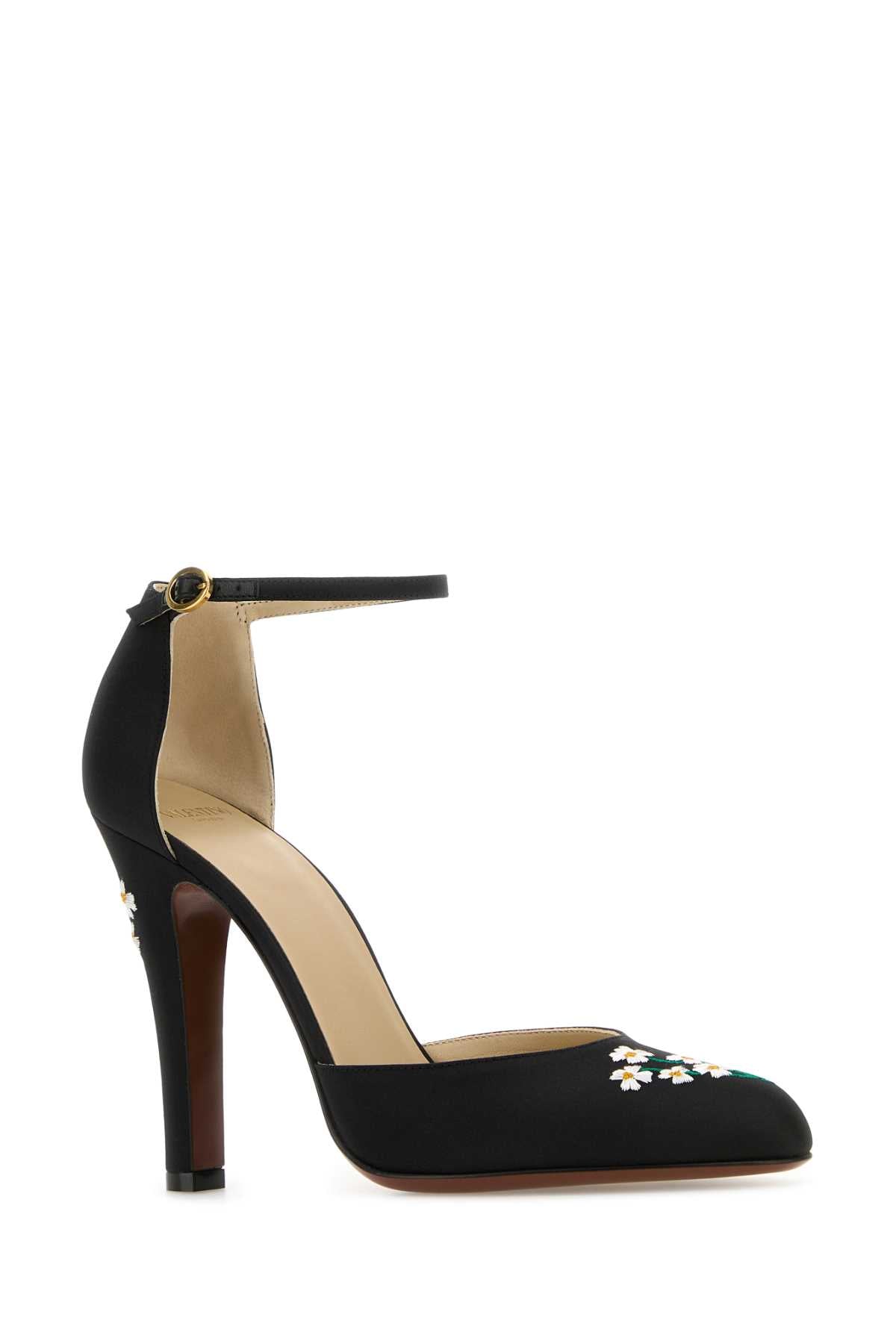 7w2s0mi2zbn 0no Nero Silk Scarpe Con Tacco