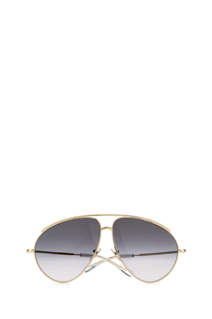 Gold Metal Sunglasses Goldgoldtraschain Occhiali Da Sole