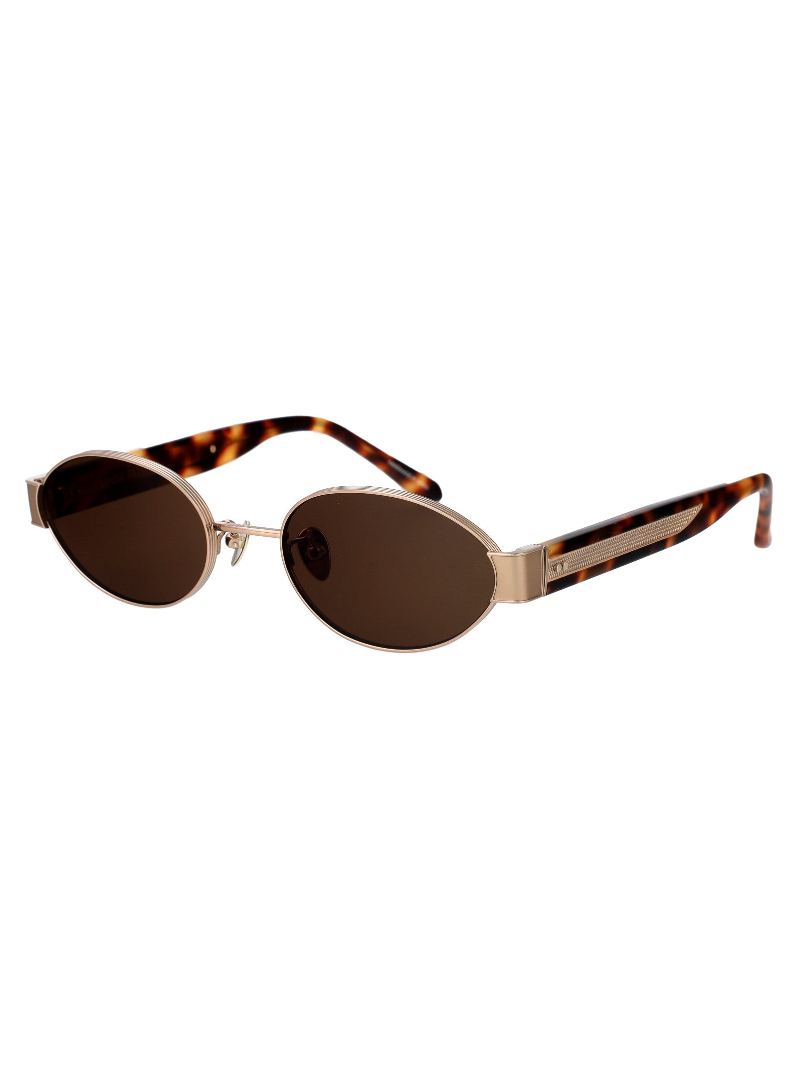 Sadie Lightgold/t-shell/brown Titanium Sunglasses