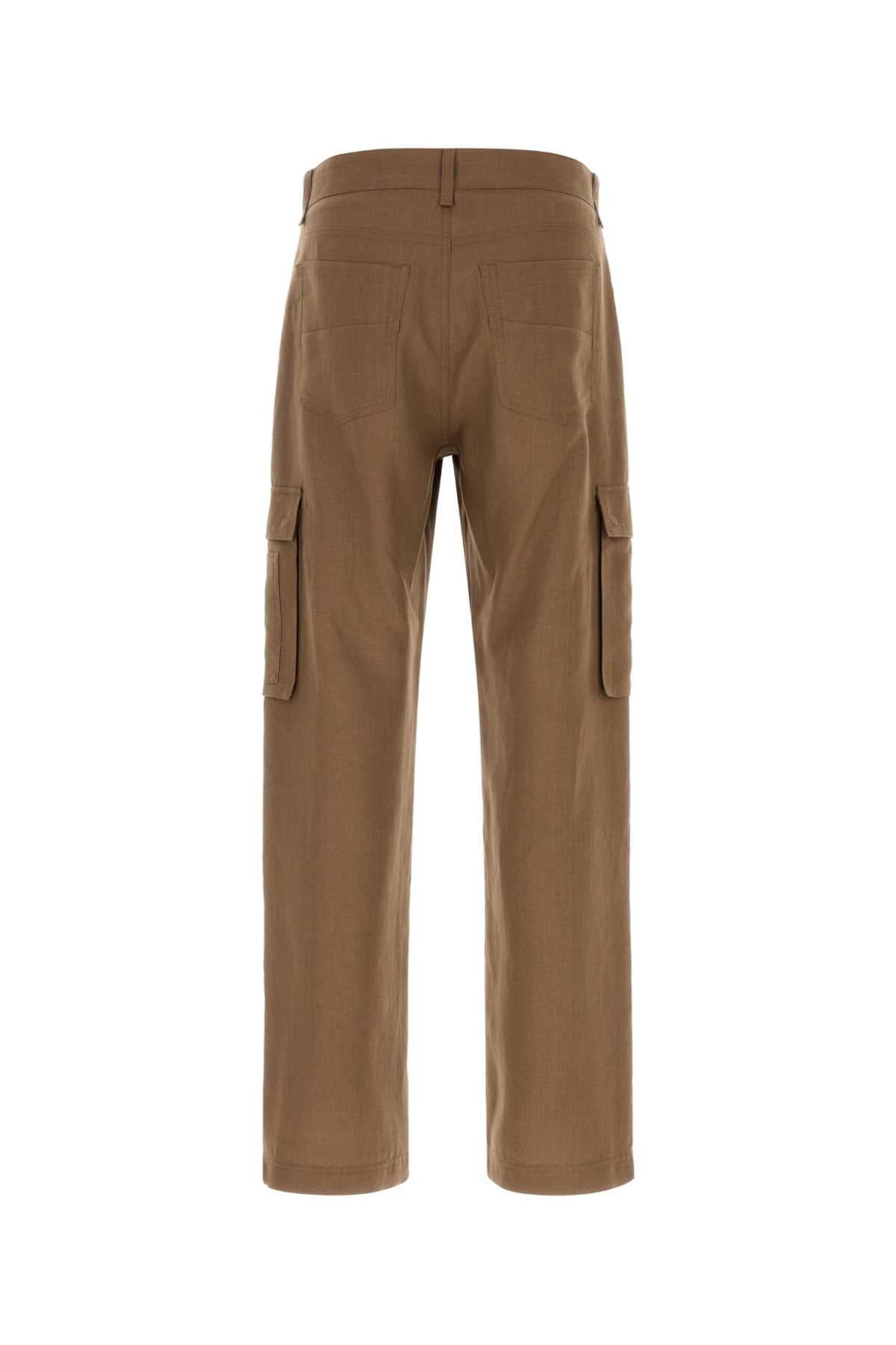 Gianduia Sample Size: Linen Pantaloni