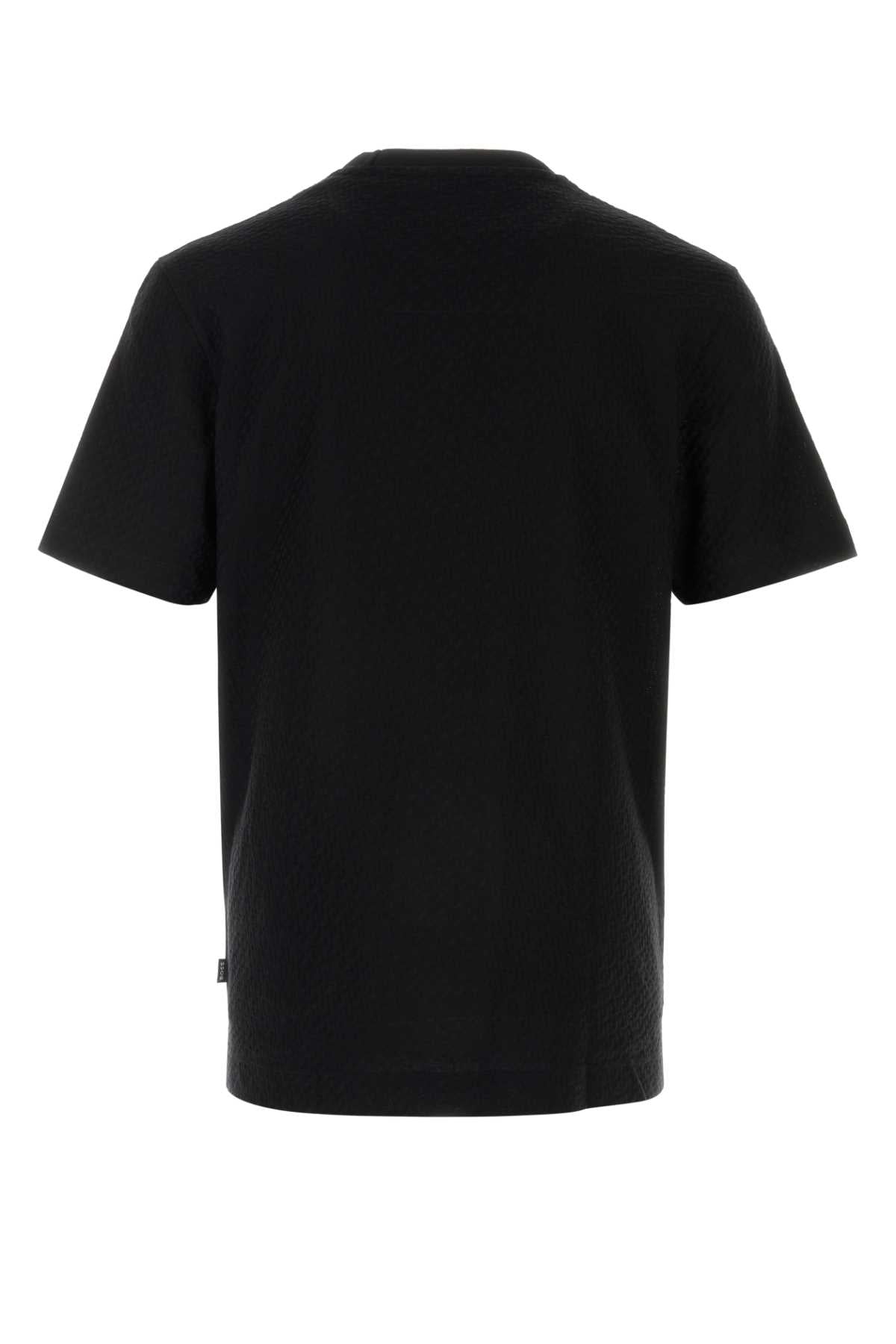 Black Cotton T-Shirt