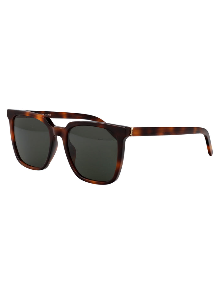 Sl M146 003 Havana-havana-grey Recycled Acetate Sunglasses