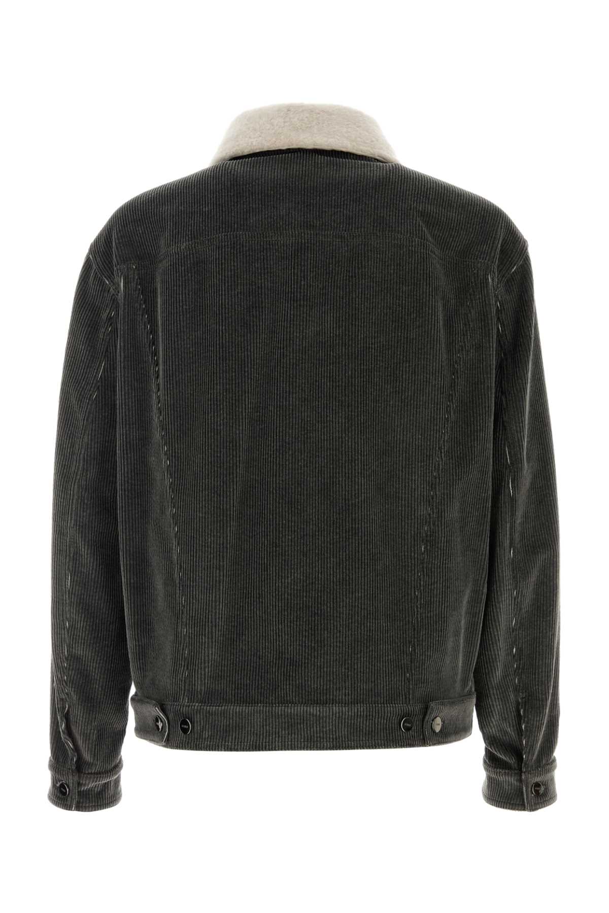Fw1427avy6 F0ty6 Ardesia Exterior: Cotton Giacche E Gilet