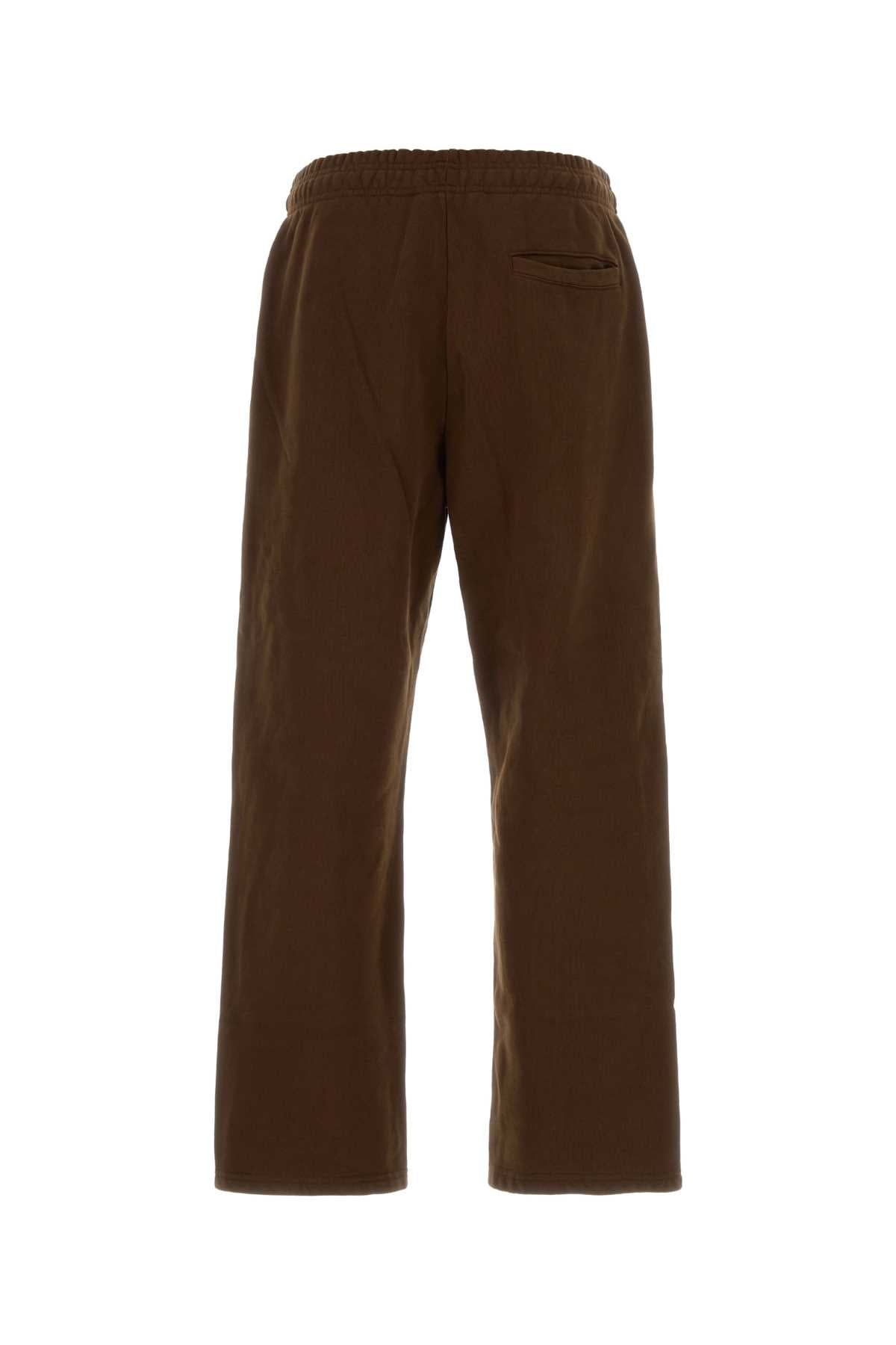 Chocolate Cotton Joggers Brunette Exterior: Pantaloni