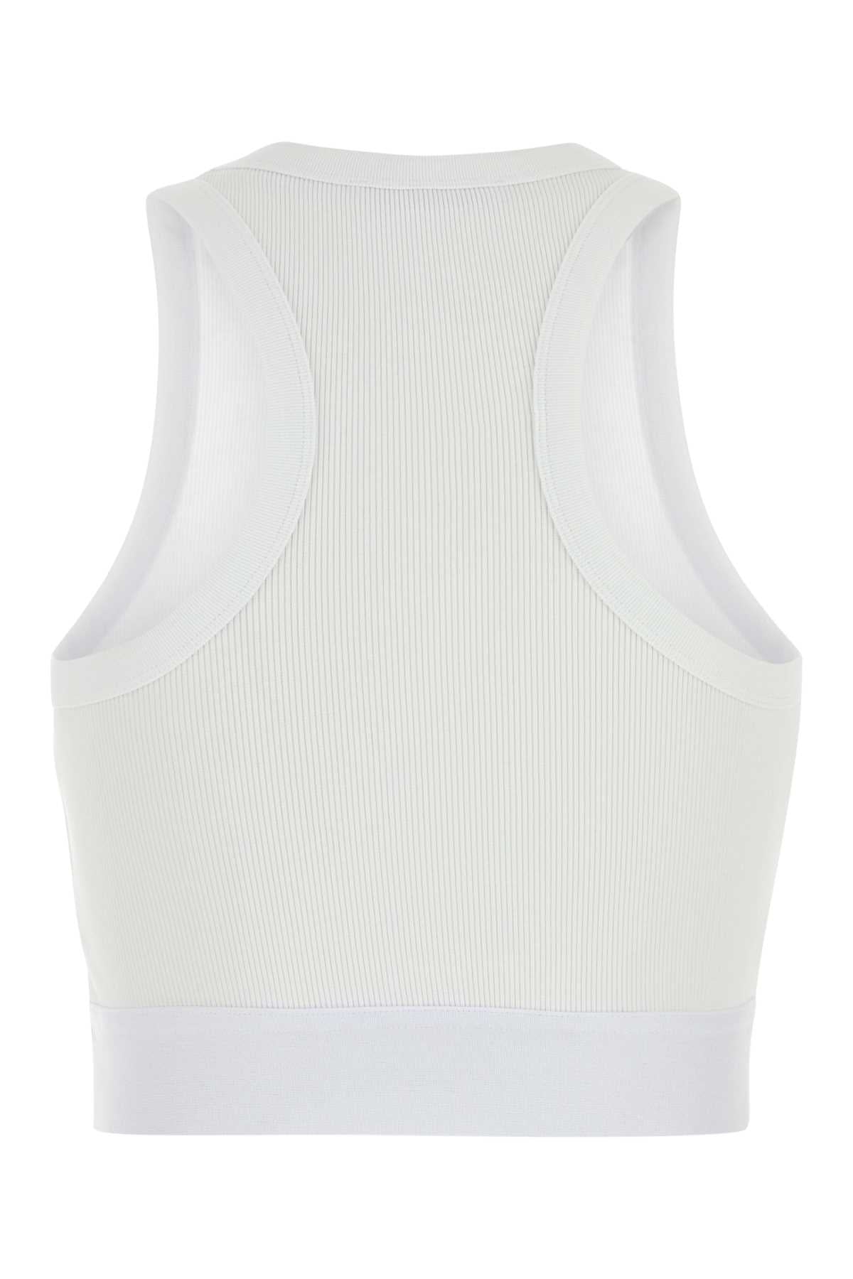 White Exterior: Cotton Elastane Maglie