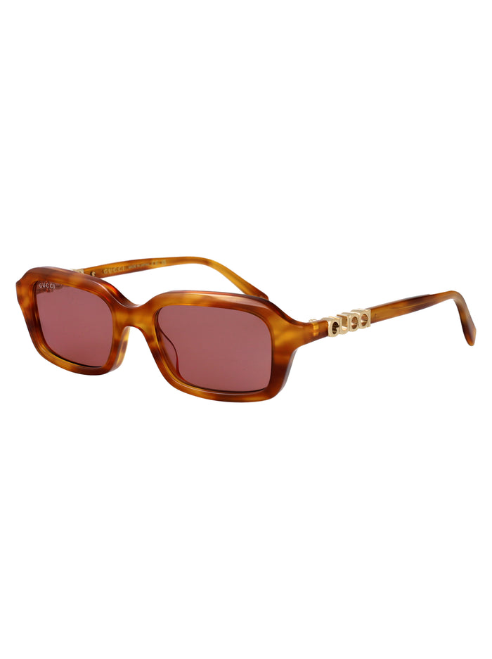Gg2152s Havana-havana-red Acetate Sunglasses