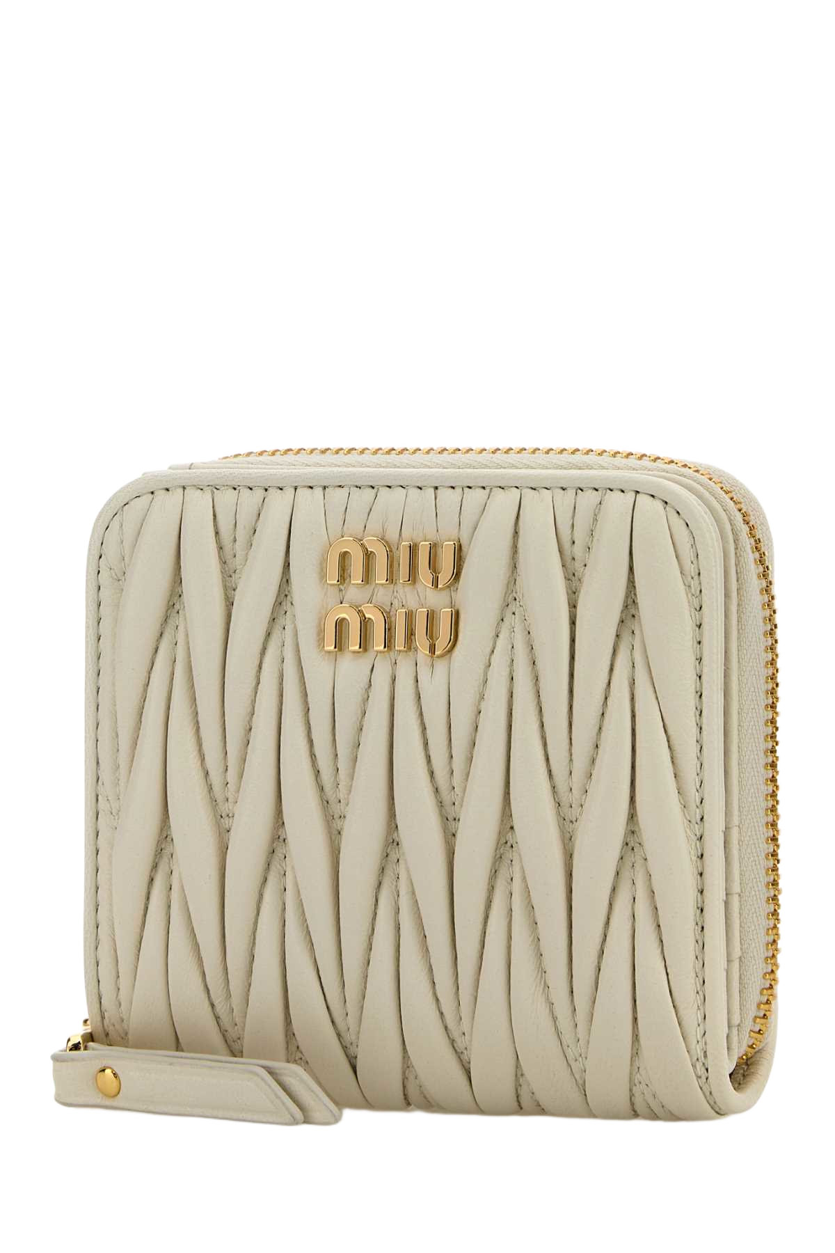 White Nappa Leather Wallet Bianco Portafogli