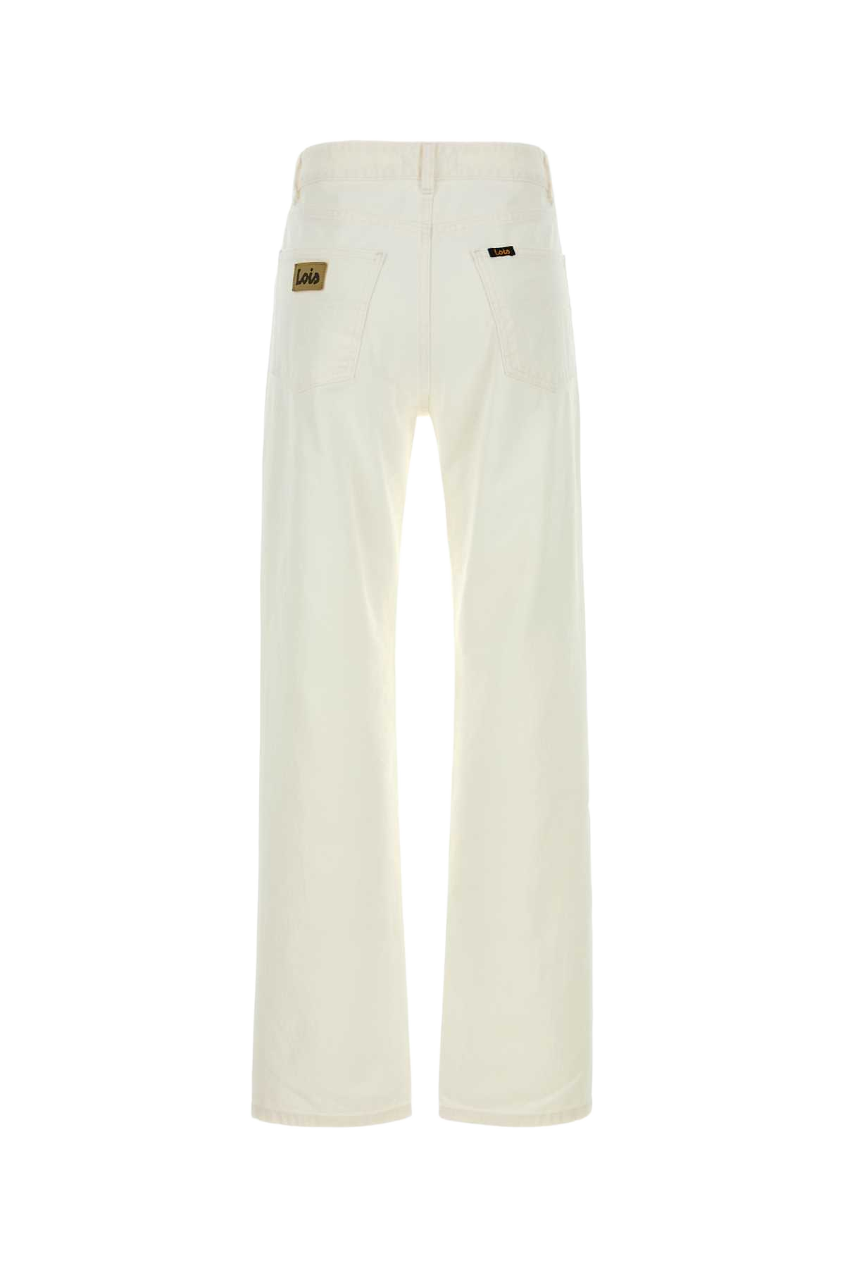 White Denim New Dana Jeans Exterior: Cotton