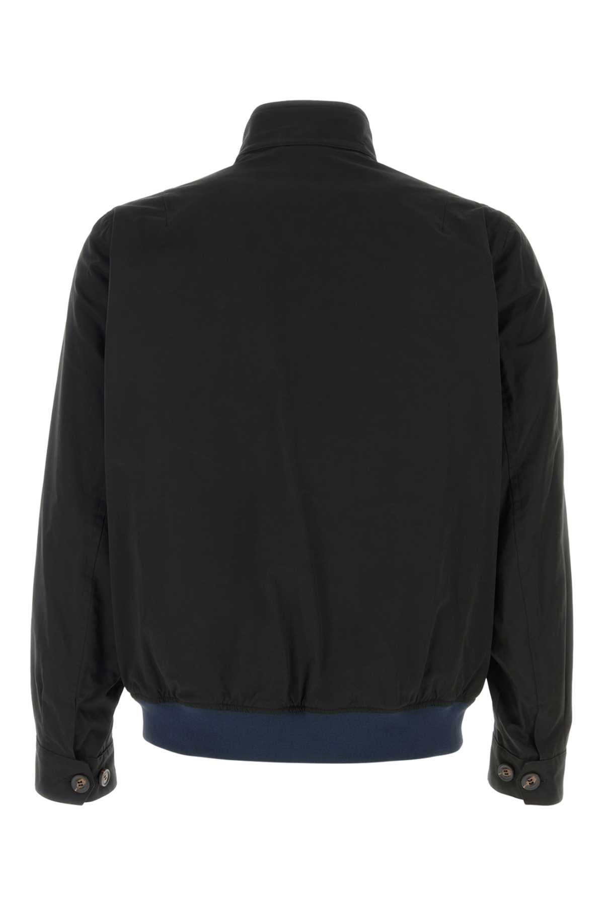 Navy Blue Cotton Blend Arturo Jacket Blunavy Giubbini