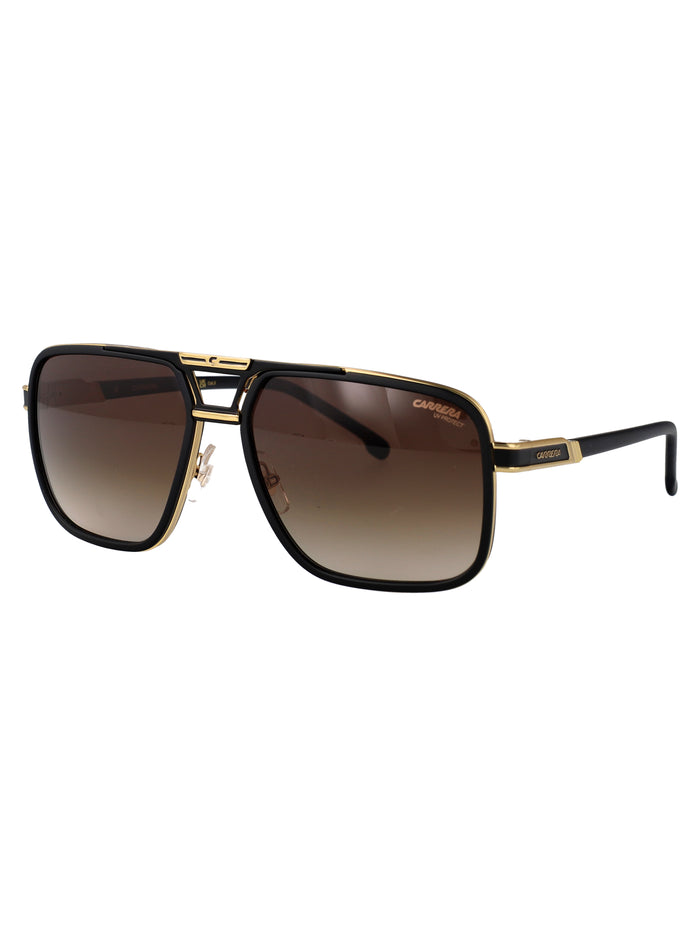 Carrera 1071-S I46 Matte Black Gold Metal Sunglasses