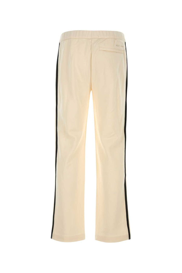 Cream Cotton Blend Adidas X Wales Bonner Joggers Wonderwhite Exterior: Rayon Pantaloni