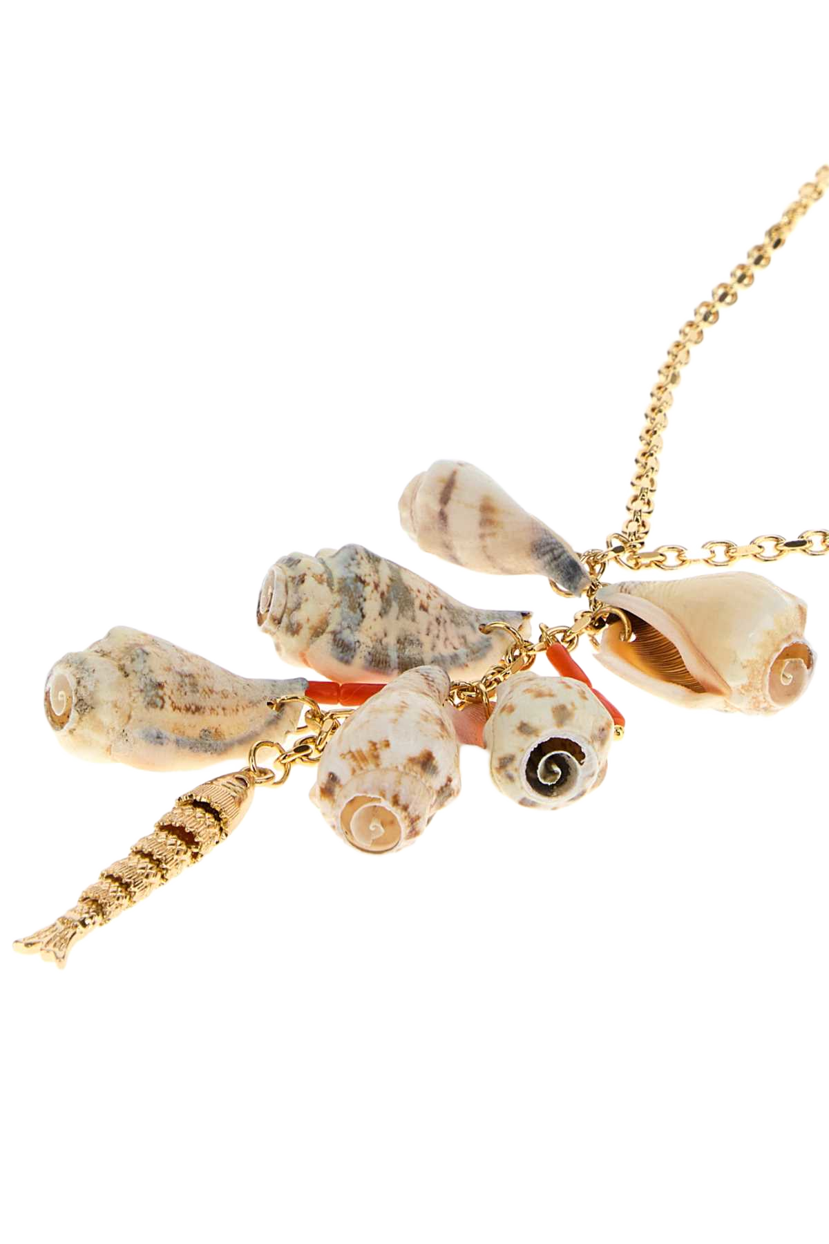 Gold Metal 2d Necklace 7043 Collane