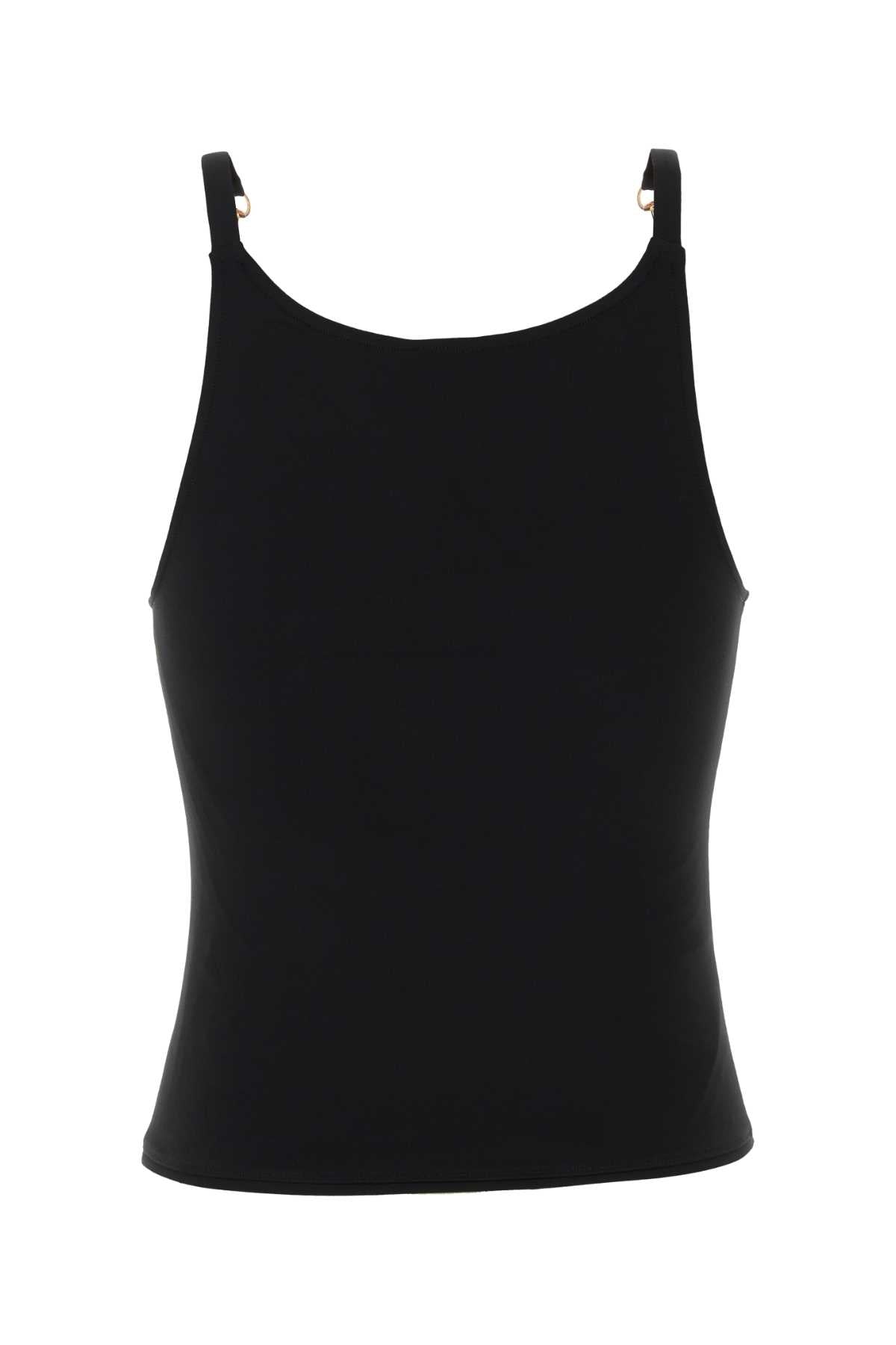 Black Exterior: Viscose Elastane Maglie