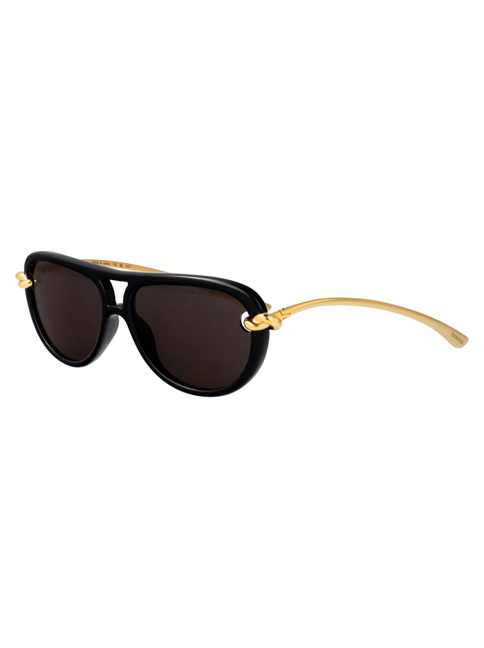 Bv1418s Black-gold-grey Bio Injected Sunglasses