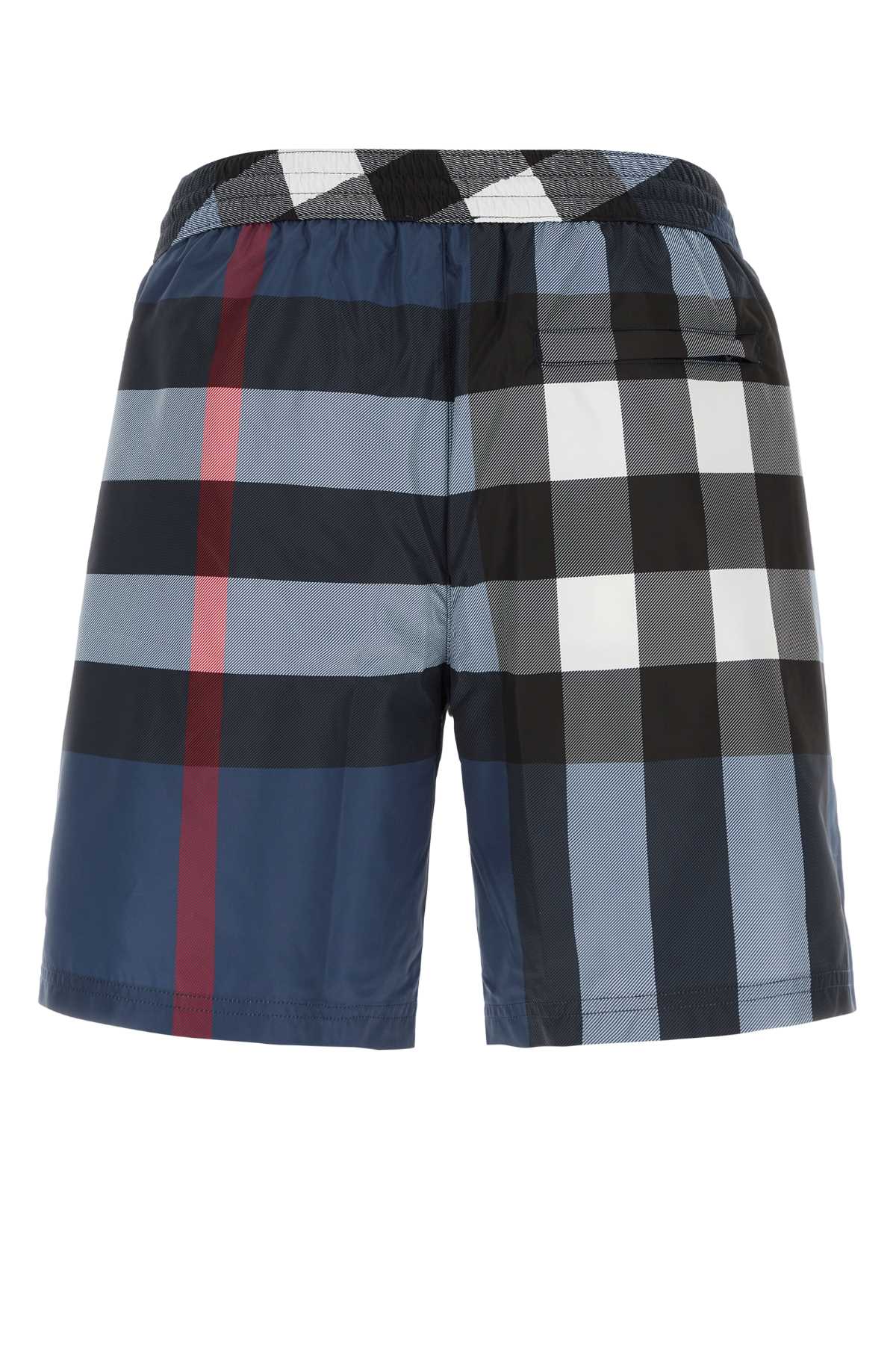 Carbonblueipcheck Polyester Costumi Da Bagno