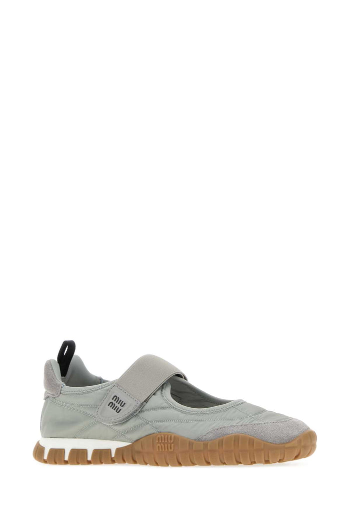 Powder Blue Fabric Tyre Ballerinas Nube Sneaker