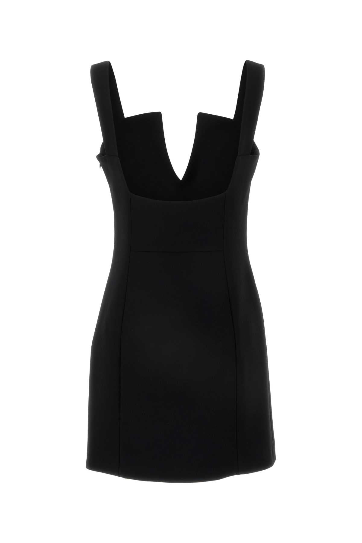 Black Crepe Dress Abiti