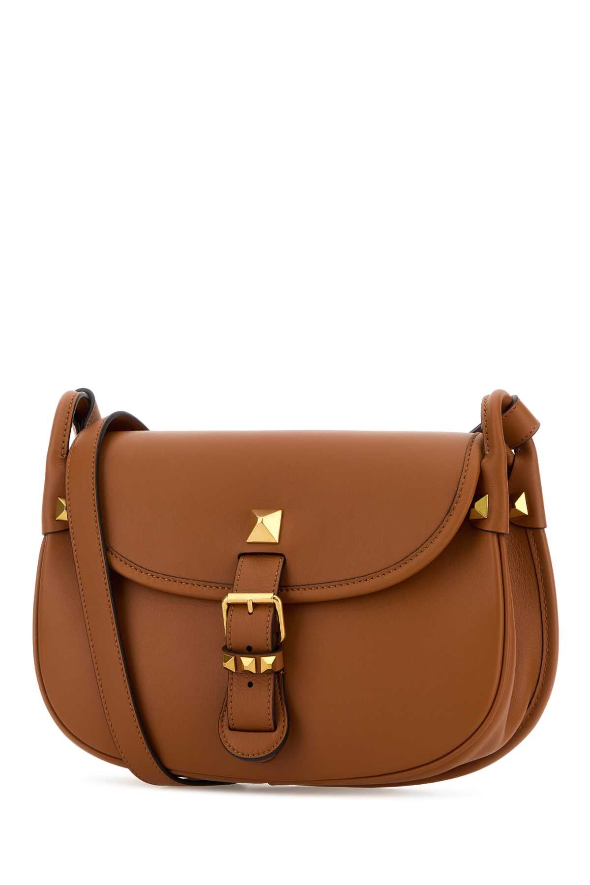 Caramel Leather Flaneuse Crossbody Bag Nutmeg Calf - Bos Taurus Borse A Tracolla