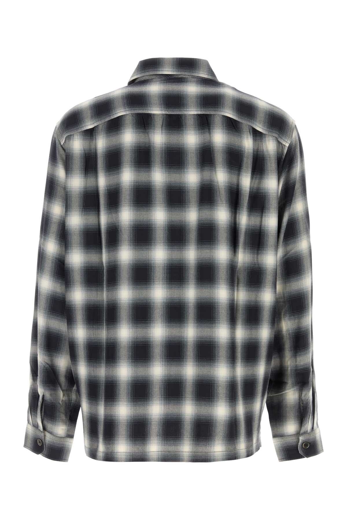 Embroidered Viscose Oversize Shirt Reno Cowboy Exterior: Camicie
