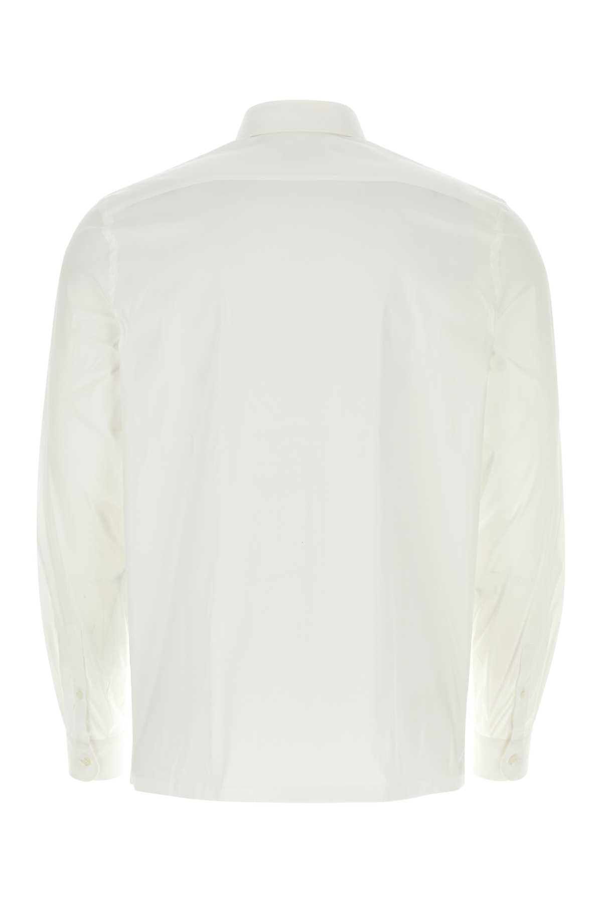 White Poplin Shirt Bianco Camicie