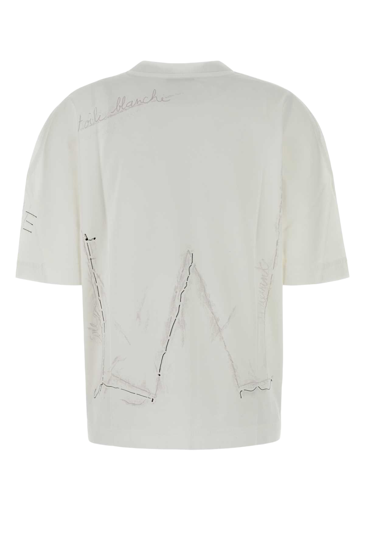 White Cotton Oversize T-Shirt Exterior
