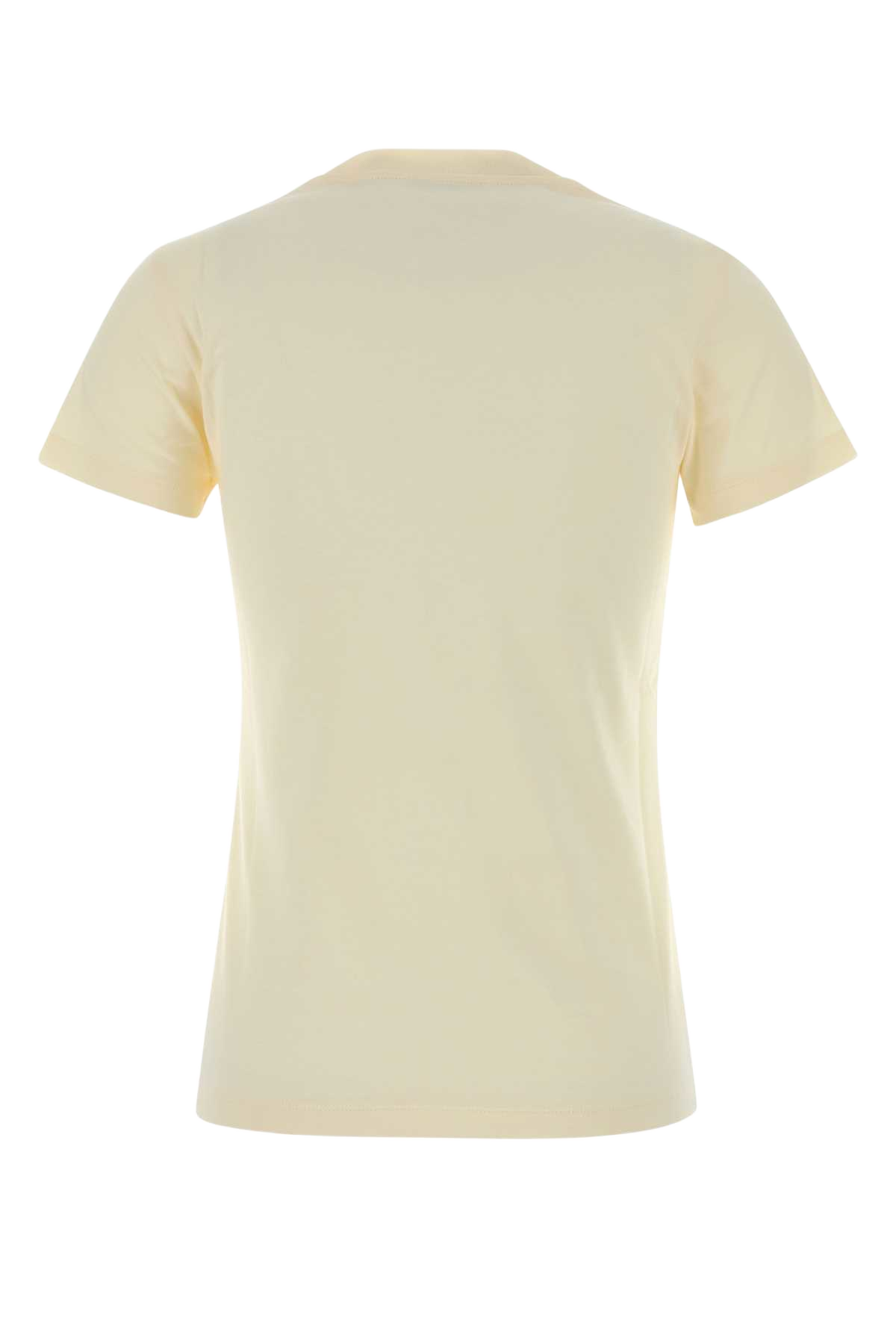 Cream Cotton T-Shirt 034 Exterior