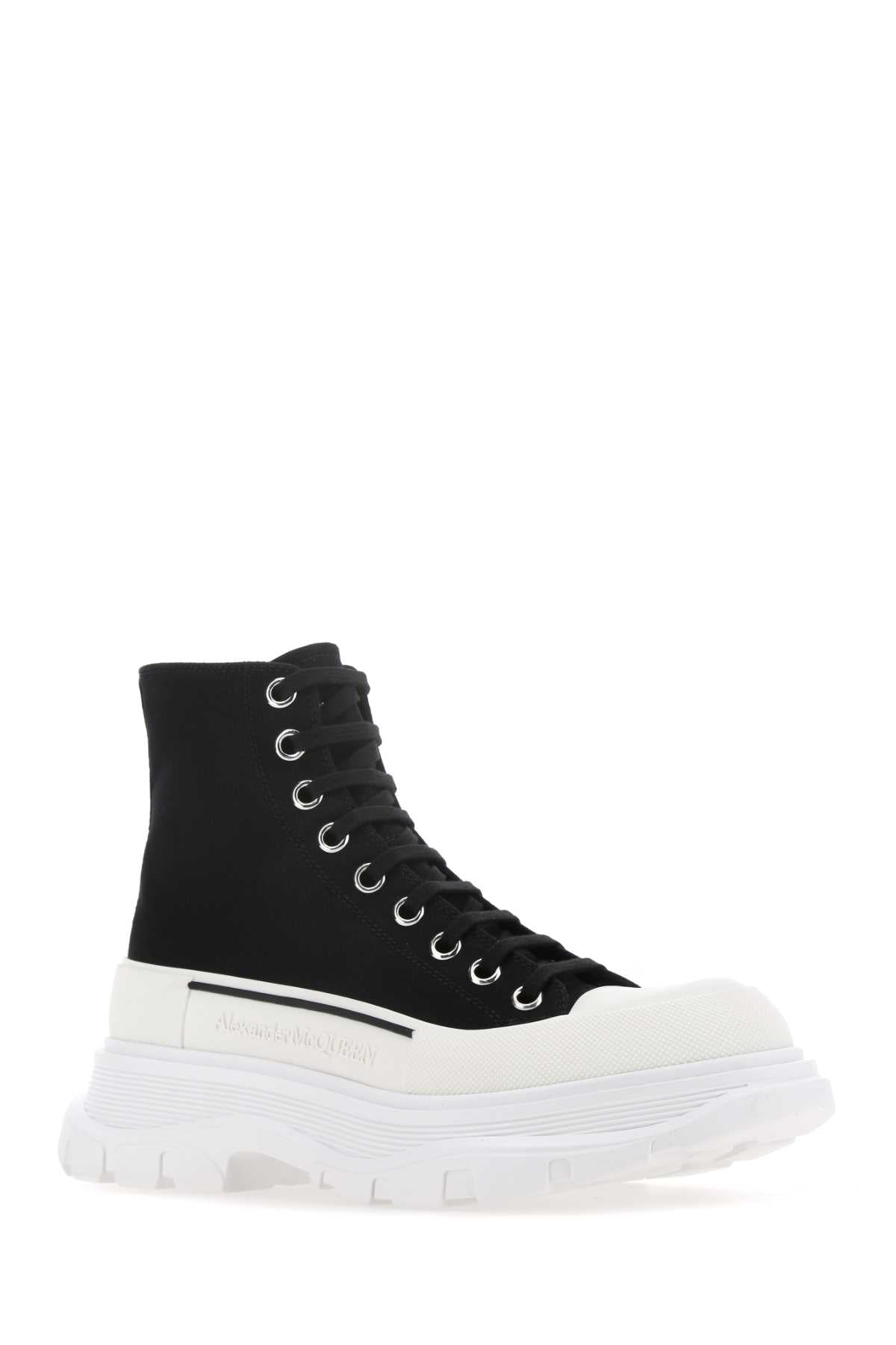 Black Canvas Sack Sneakers 1070