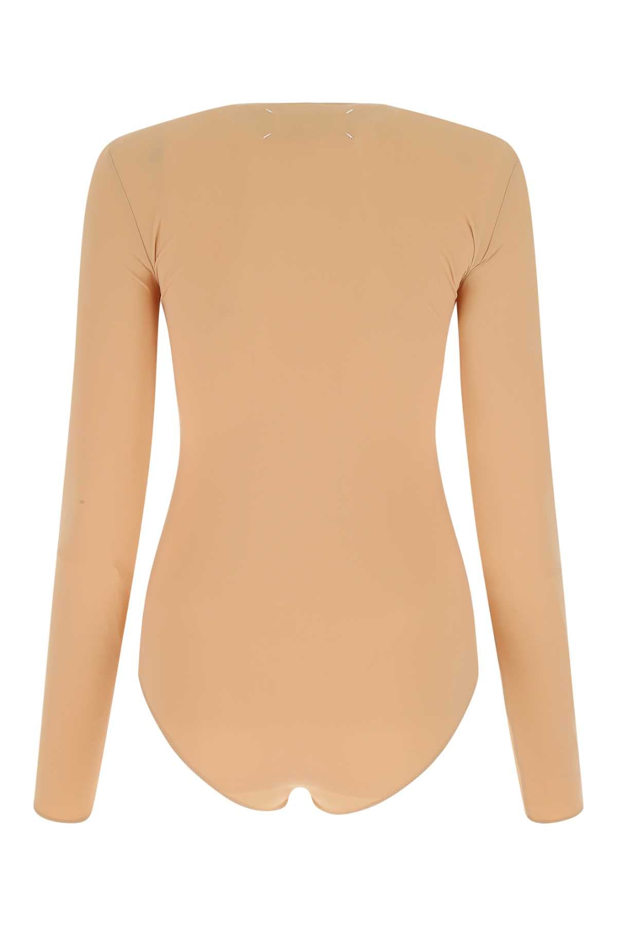 Skin Pink Stretch Nylon Bodysuit 121 Exterior: Elastane Maglie