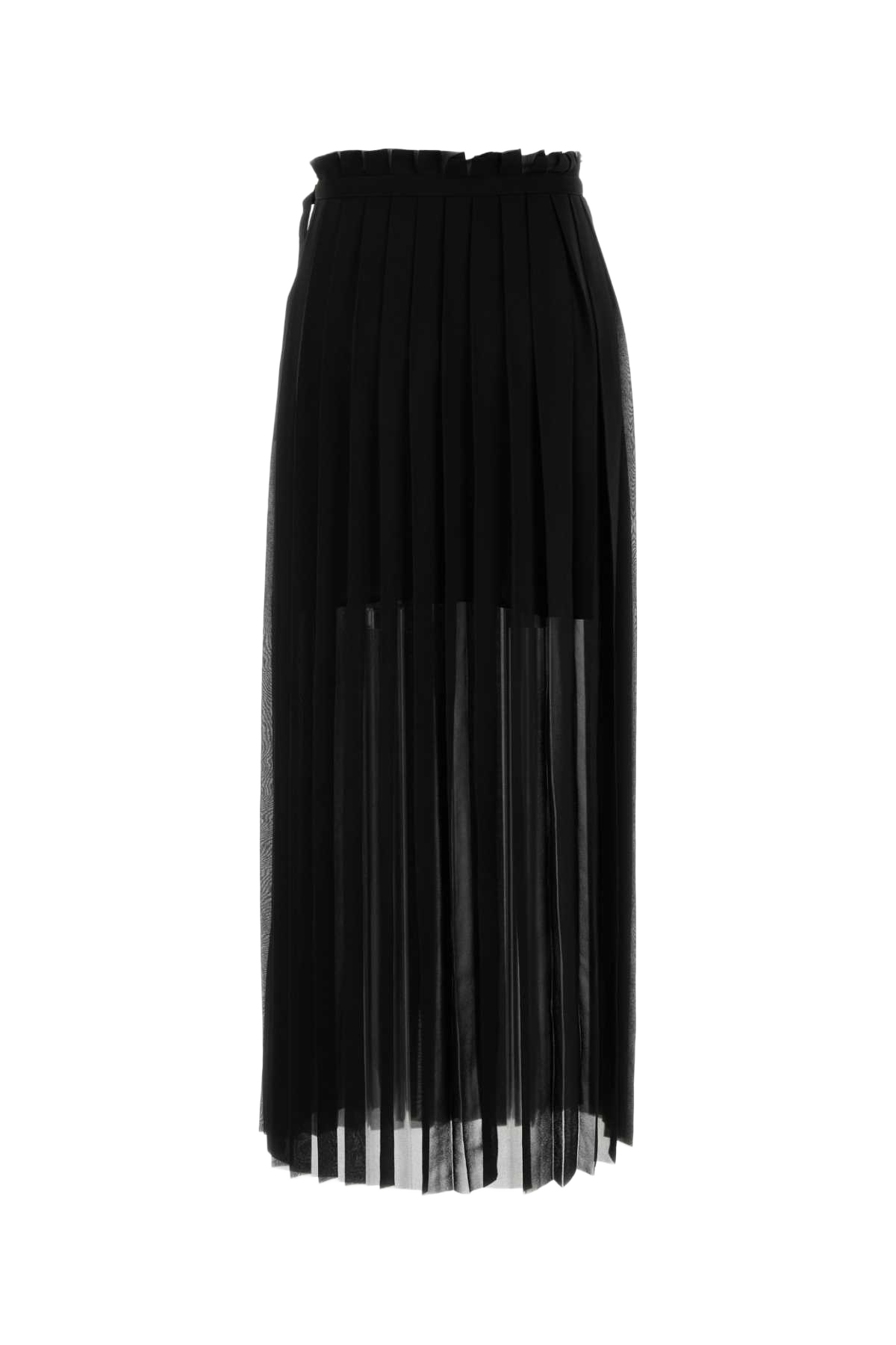 Black Polyester Skirt Gonne