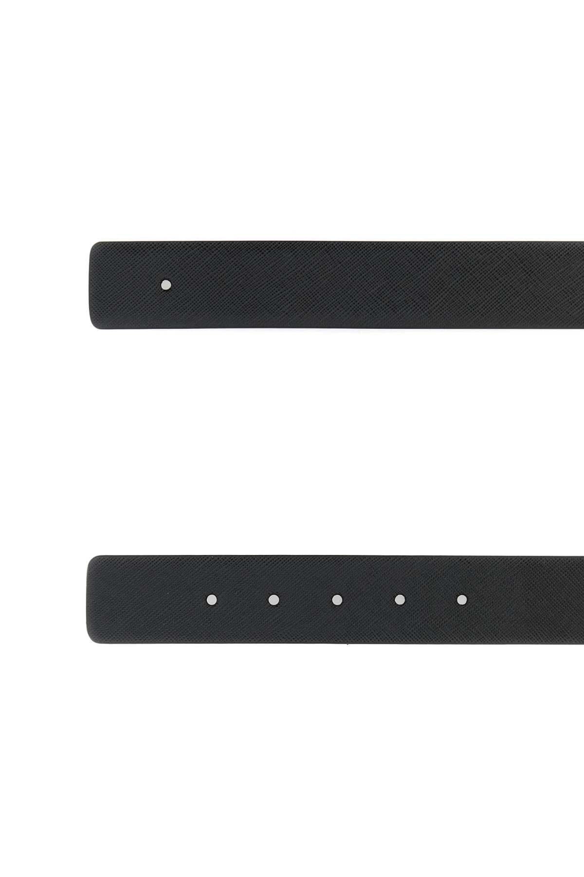 Black Leather Belt Nero Exterior: Cinture