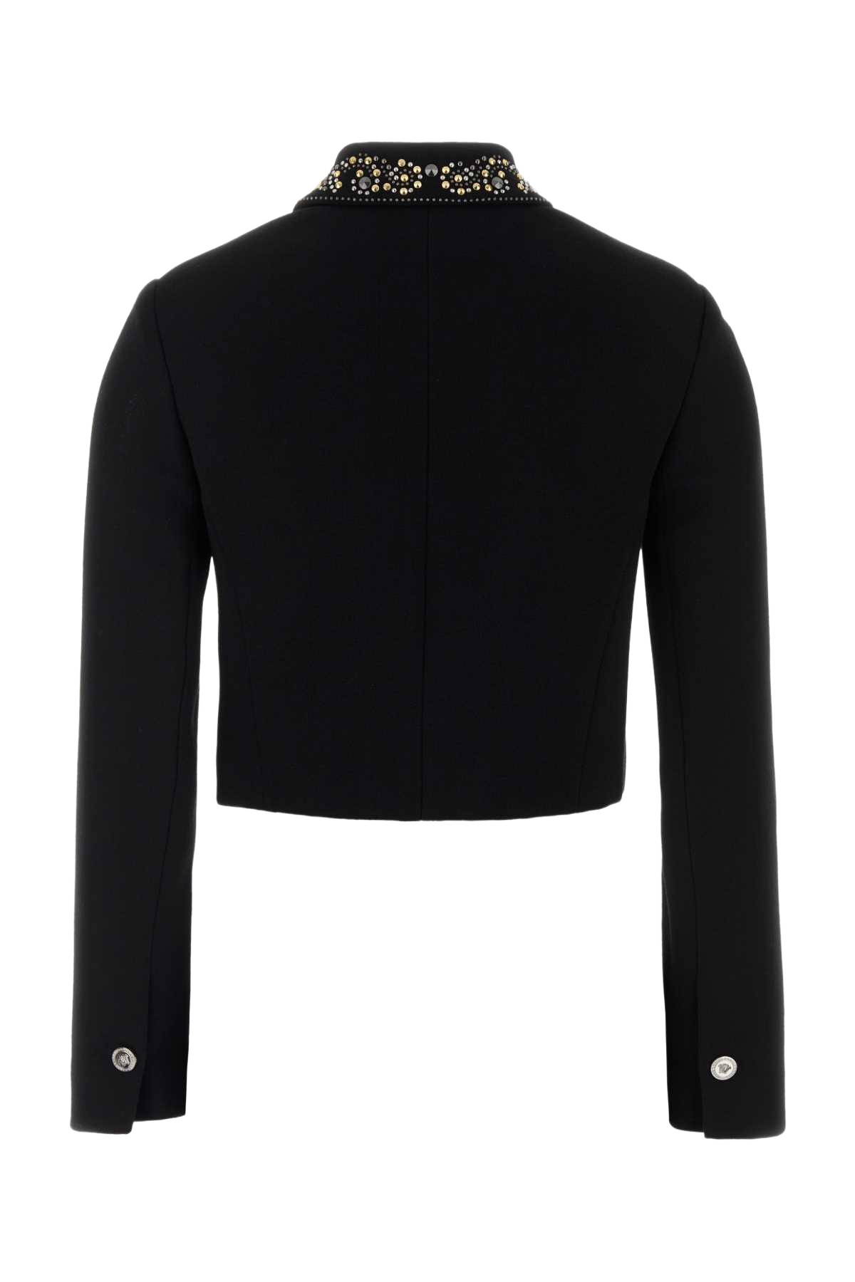 Black Wool Blazer Giacche E Gilet