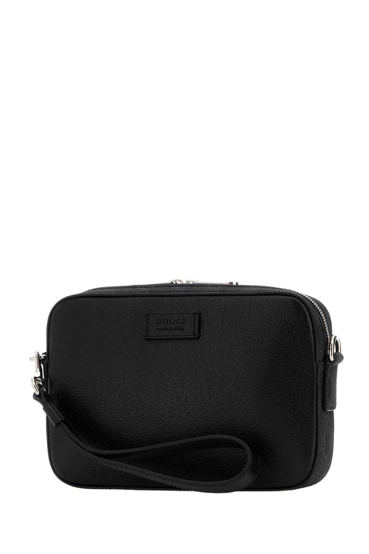 Black Leather Small Clutch 1000