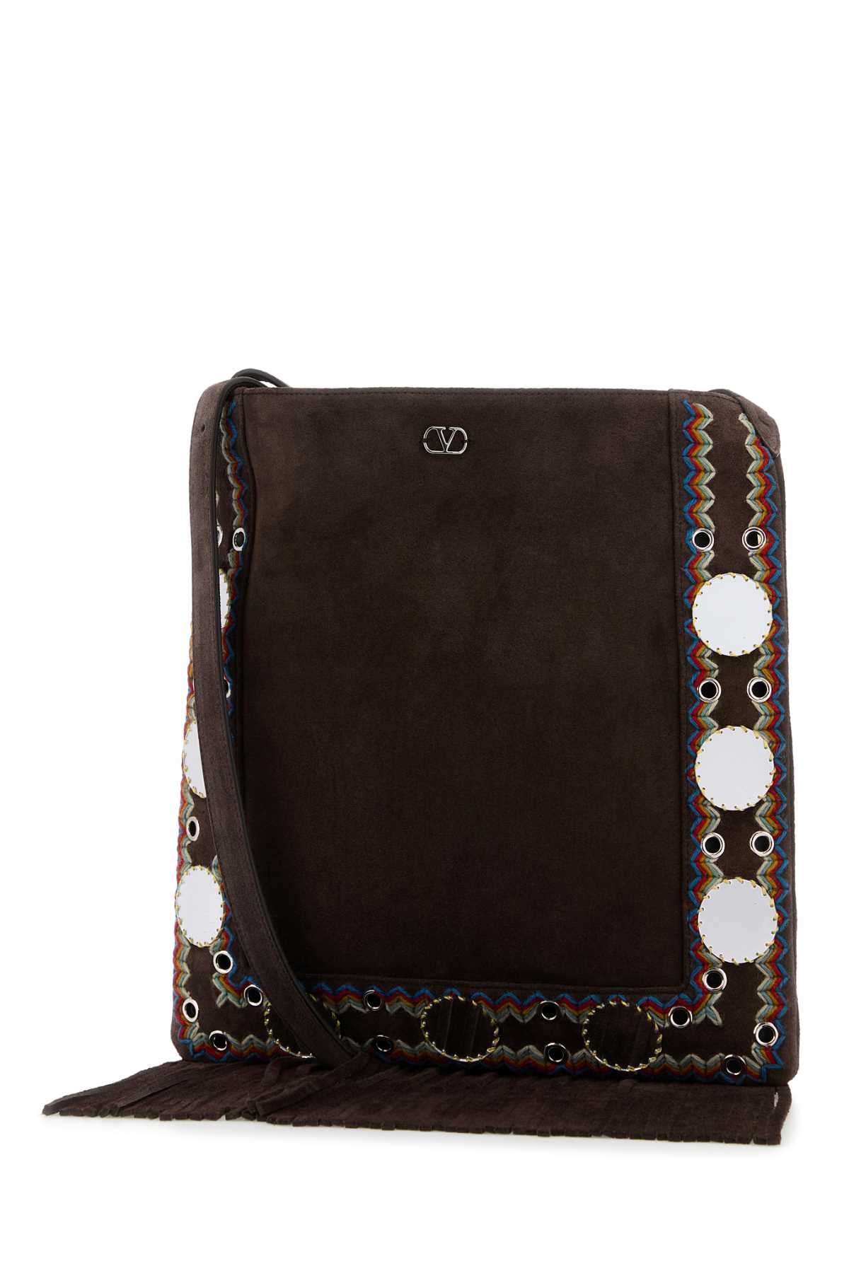 Brown Suede Nellcãte Crossbody Bag Multicolortestadimoro Borse A Tracolla