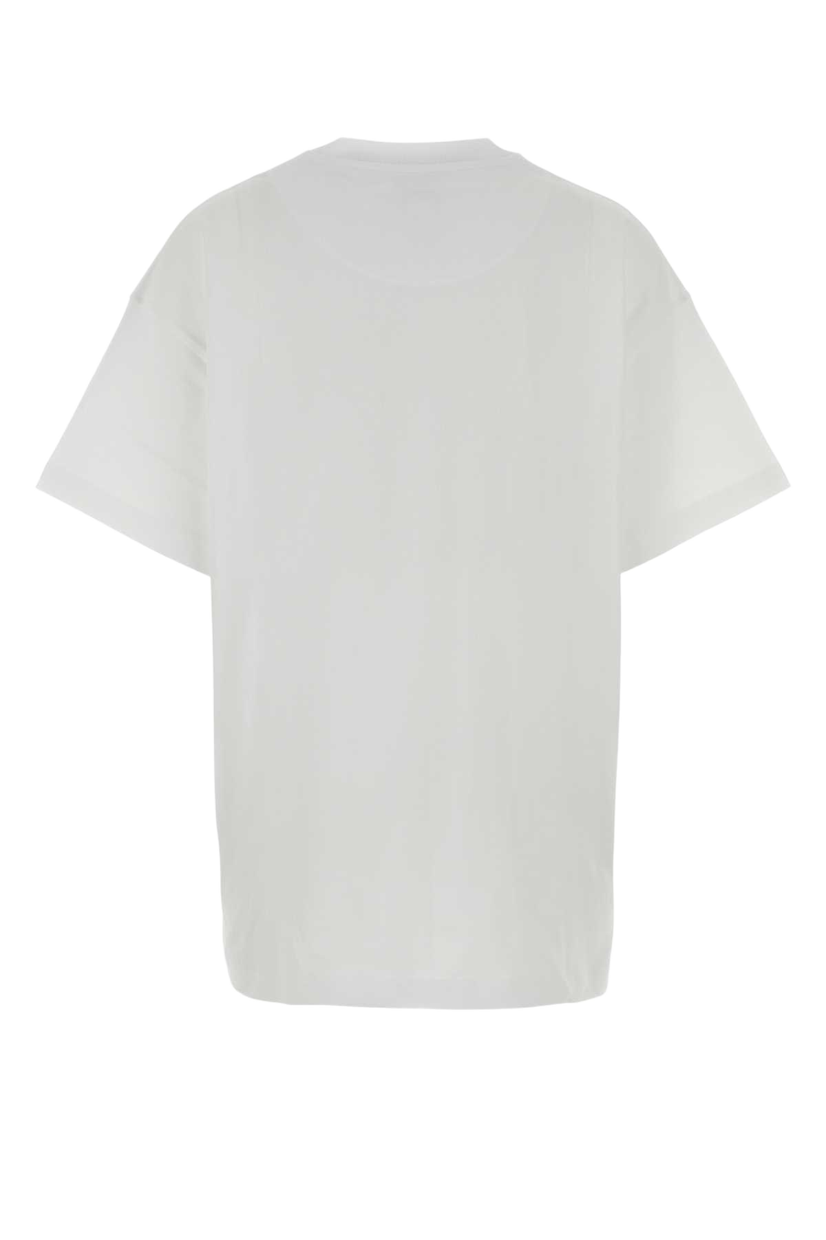 White Cotton Oversize T-Shirt Exterior